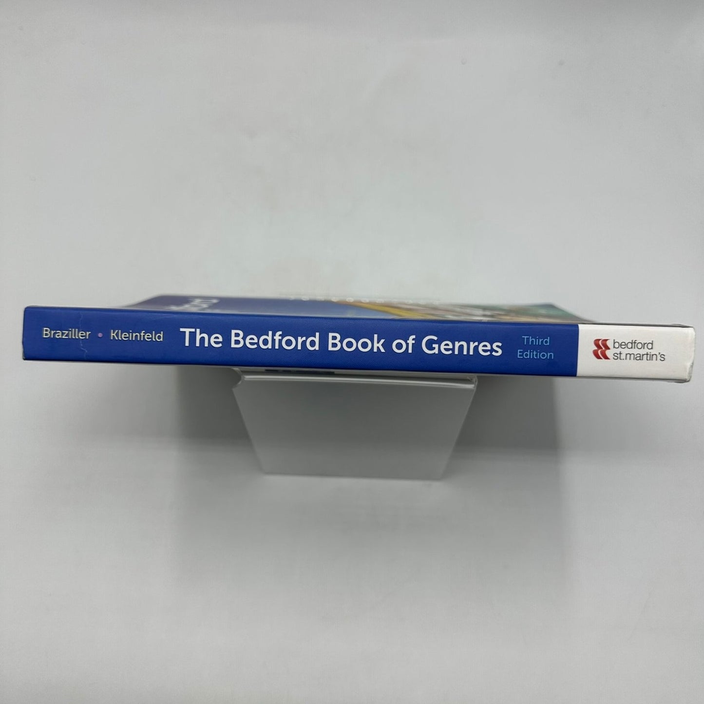 The Bedford Book of Genres Braziller Kleinfeld 2021 Third Edition Guide & Reader