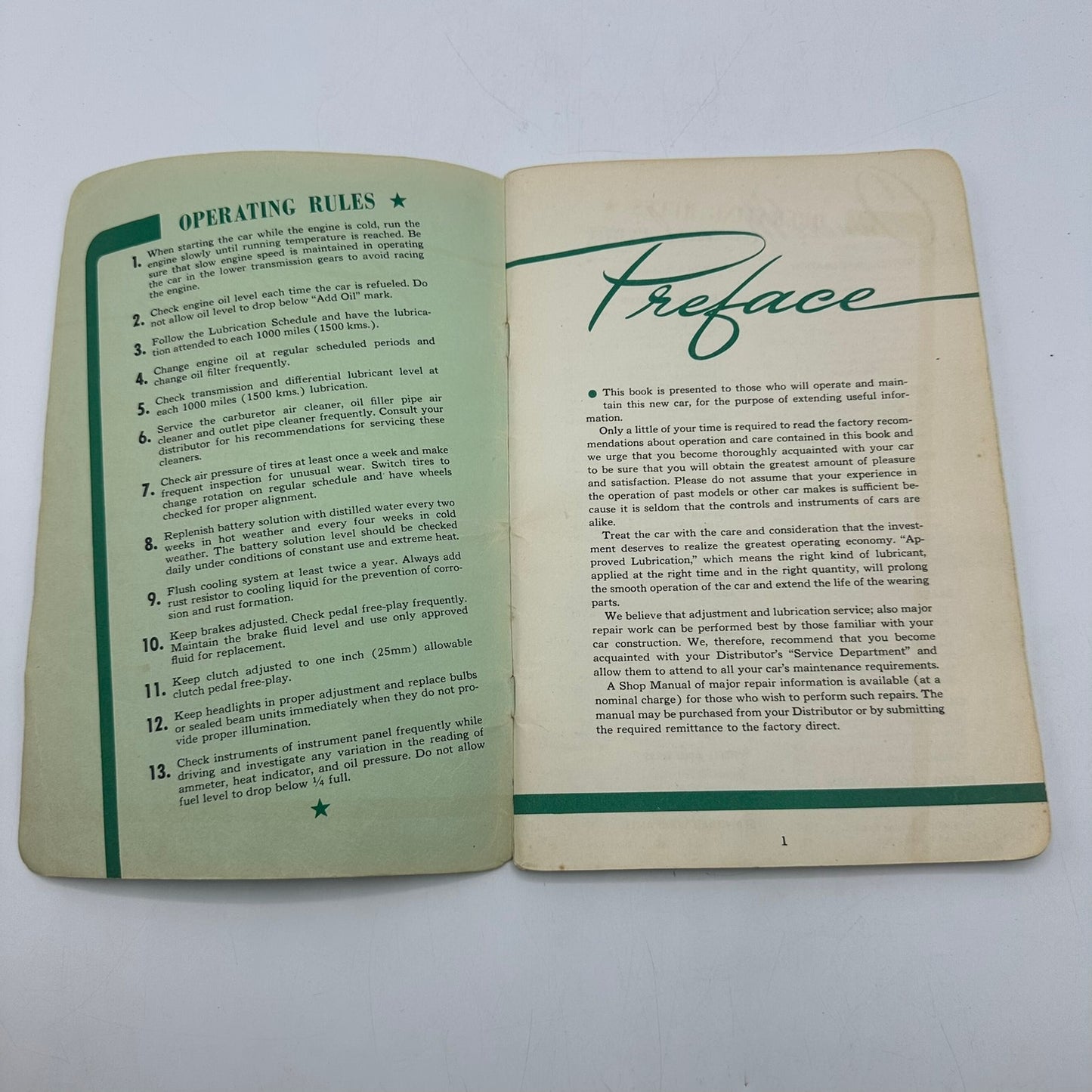 Chrysler OEM Owners Manual 1950 Plymouth Dodge Second Edition Car Repair DX-6957