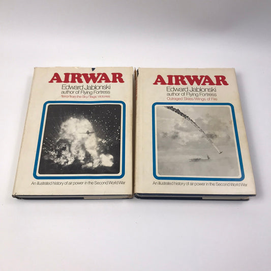Airwar Volume 1 and 2 Edward Jablonski Military History Aviation Technology WWII