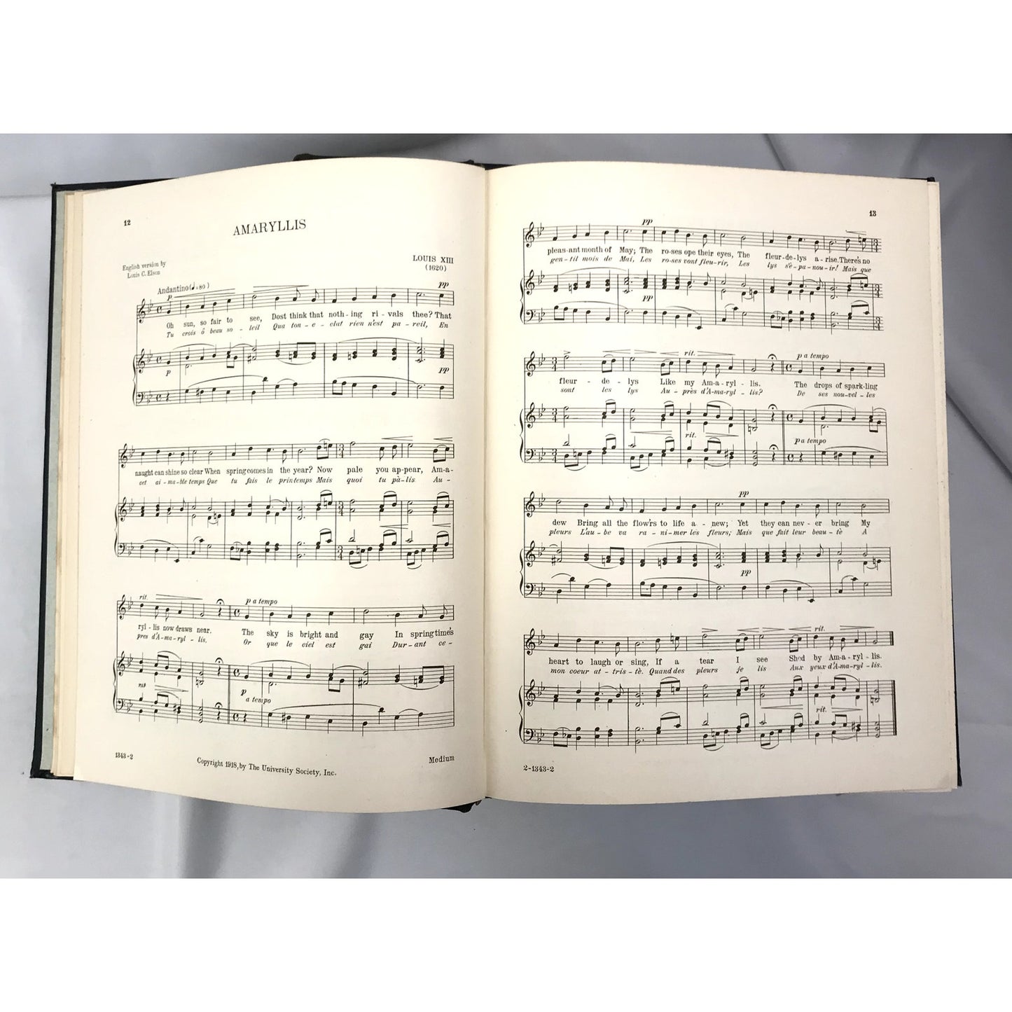 The International Library of Music for Vocalists Lot of 9 Hardcover Books 1925