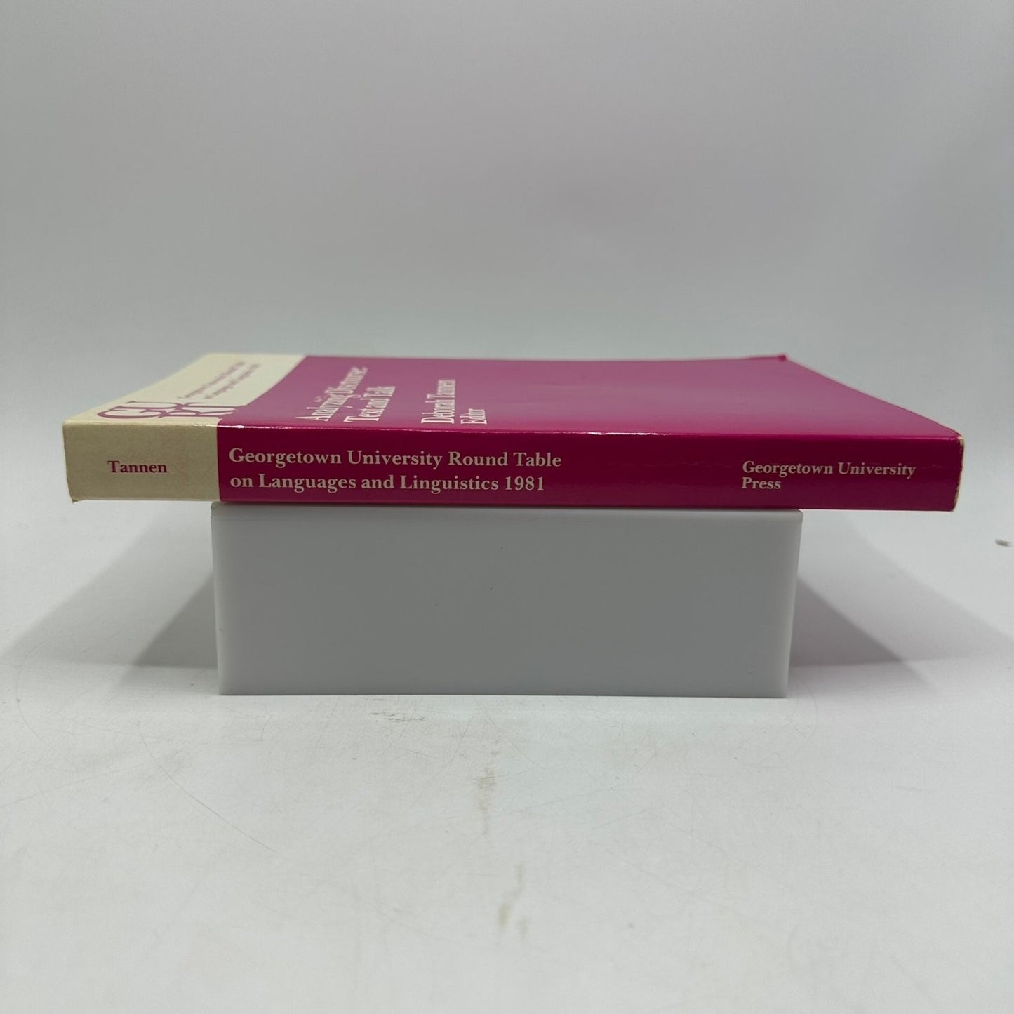 Analyzing Discourse Text & Talk Tannen 1982 Linguistics Georgetown University
