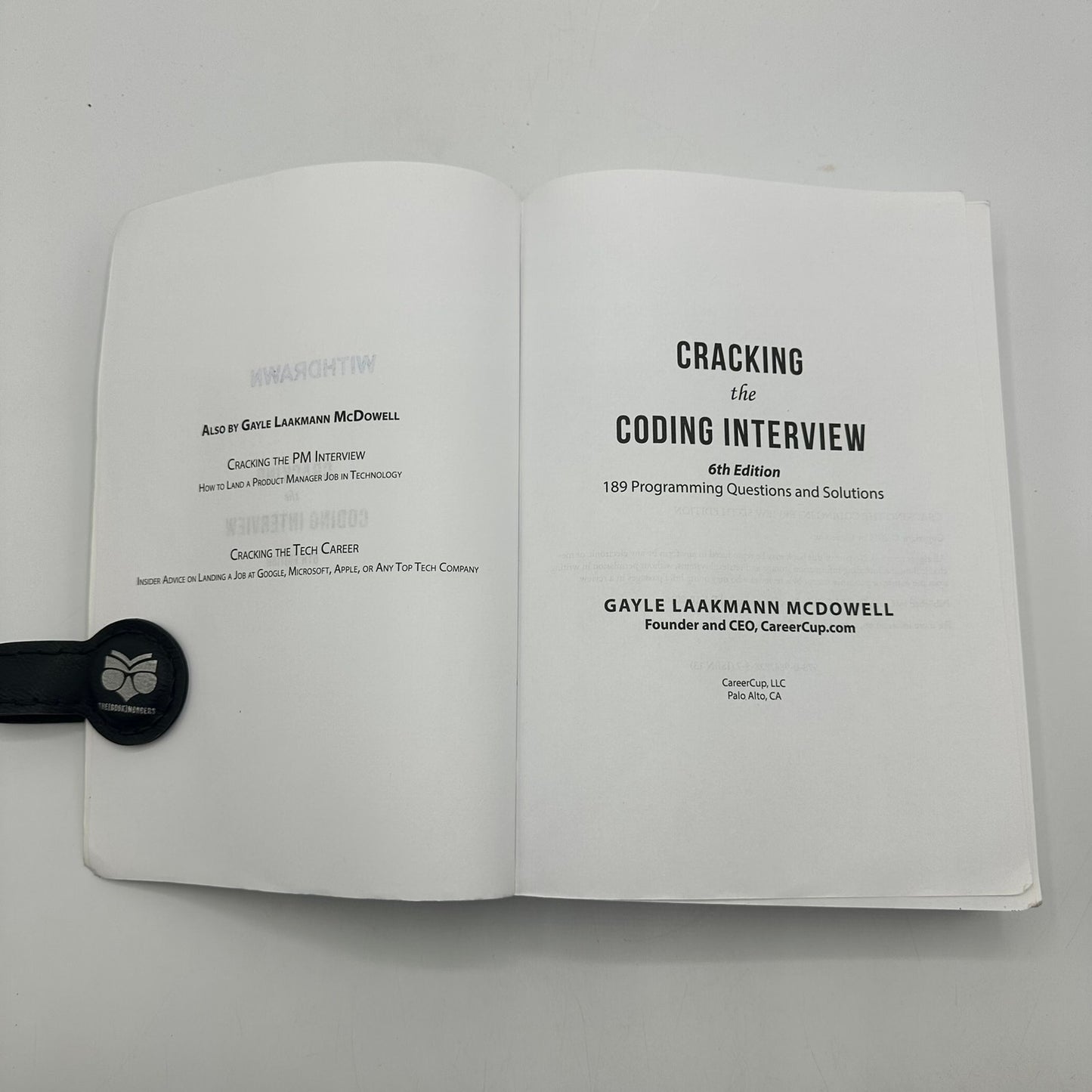 Cracking the Coding Interview Gayle Laakmann McDowell Sixth Edition Computer IT