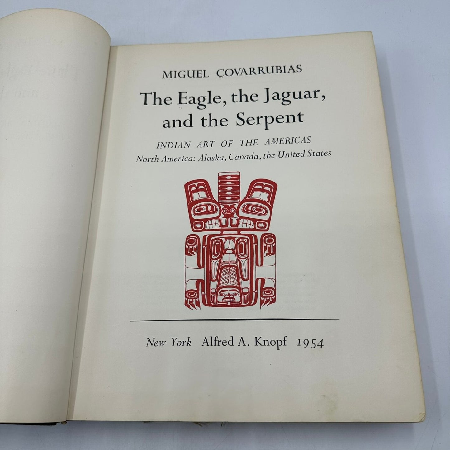 The Eagle, The Jaguar, & The Serpent Covarrubias 1954 First Edition Knopf Art