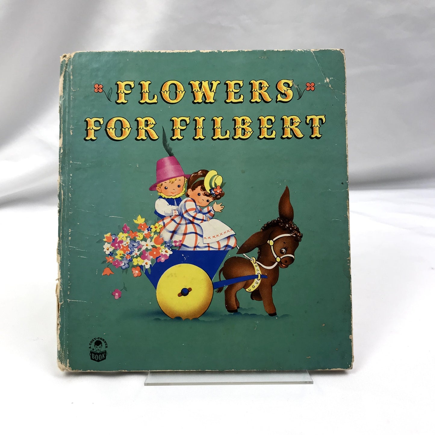 Flowers for Filbert Illustrated Hardcover Whitman Book by Cecile Lamb 1951