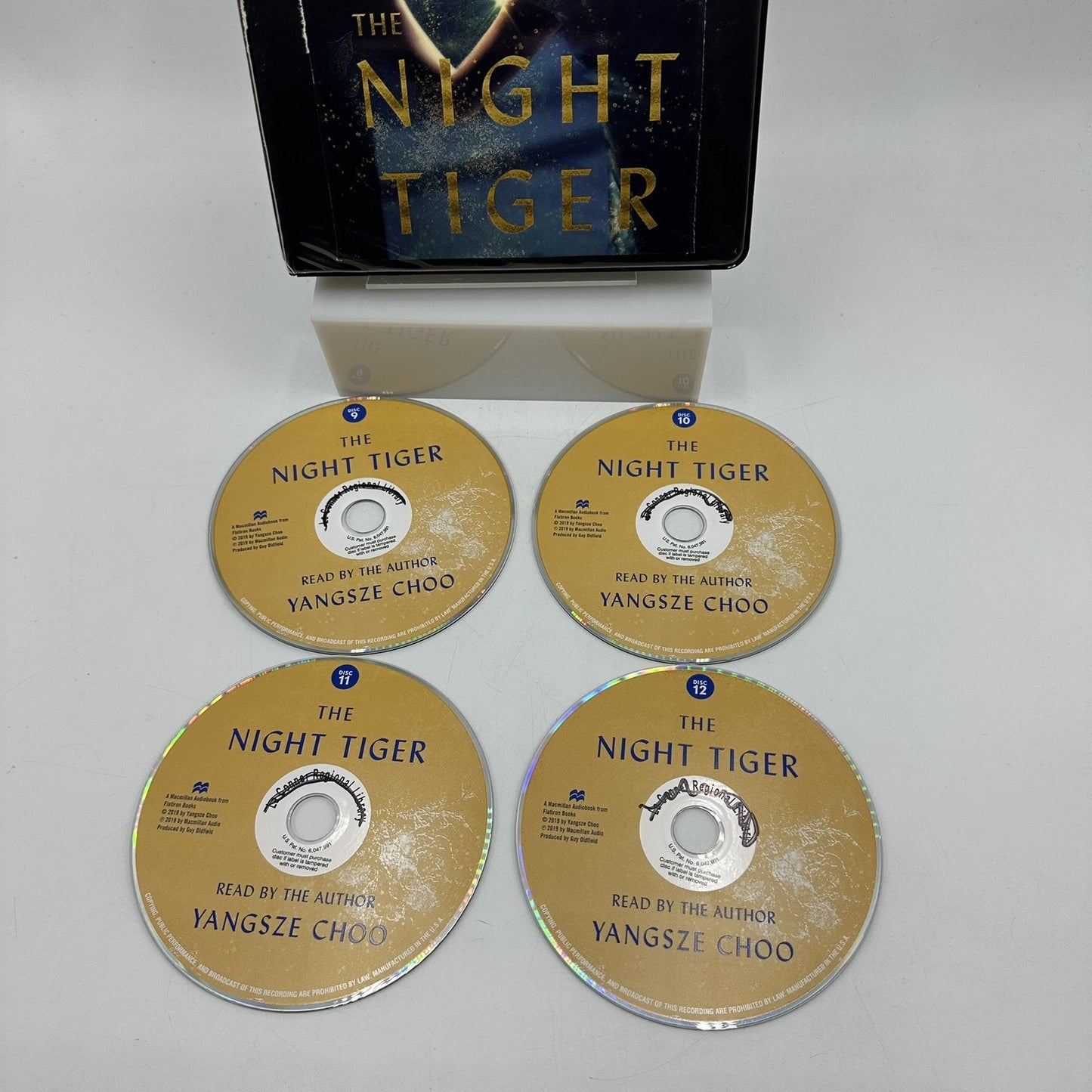 The Night Tiger by Yangsze Choo Audiobook 12 CD Set Unabridged Novel