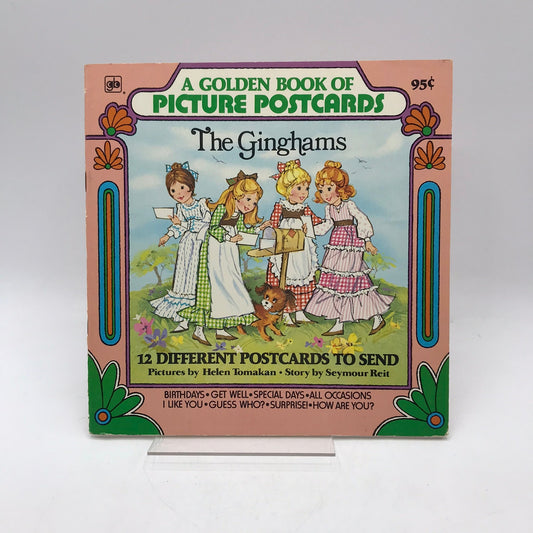 The Ginghams A Golden Book of Picture Postcards Seymour Reit Unused Full Color
