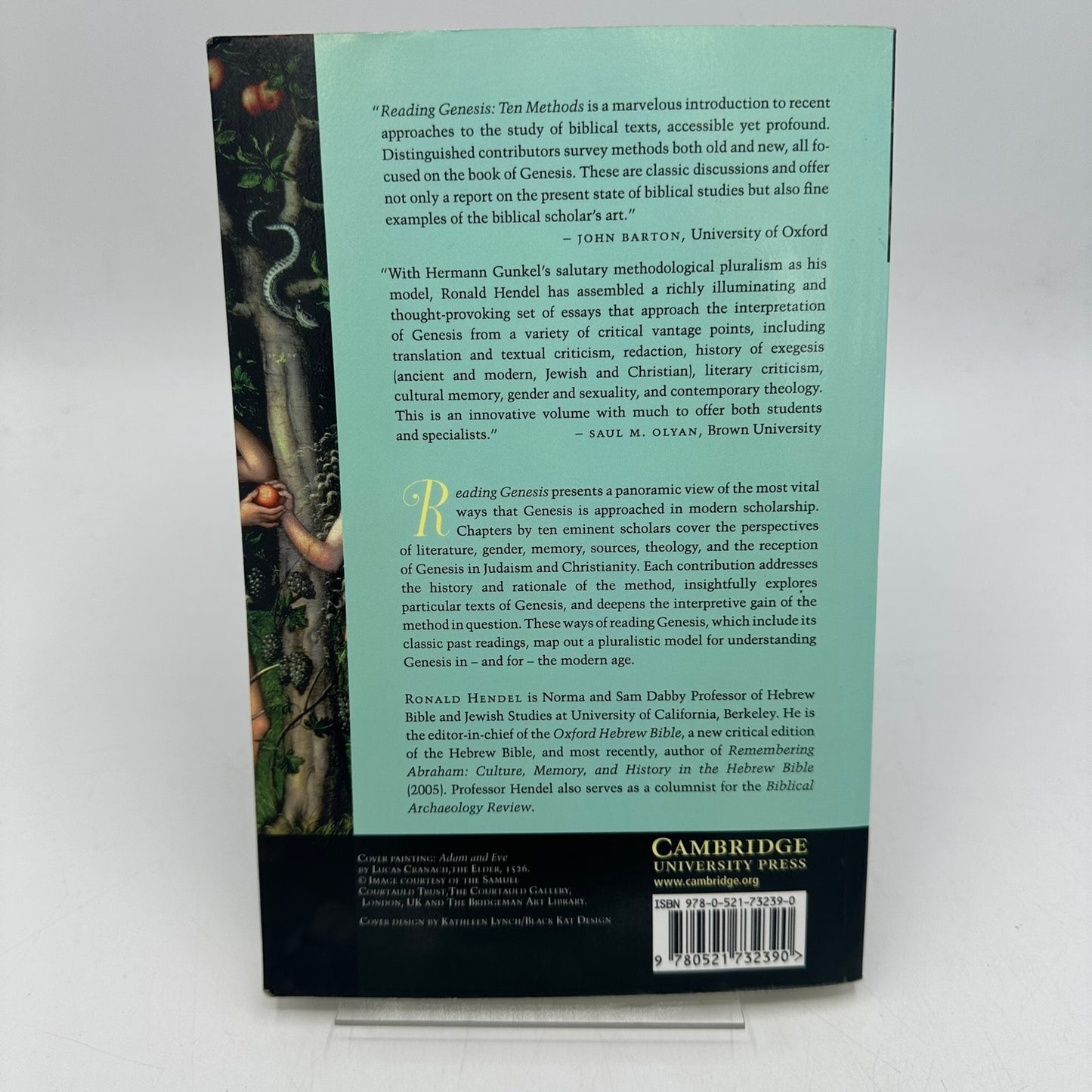 Reading Genesis Ten Methods Ronald Hendel Religion Spirituality Christian Study