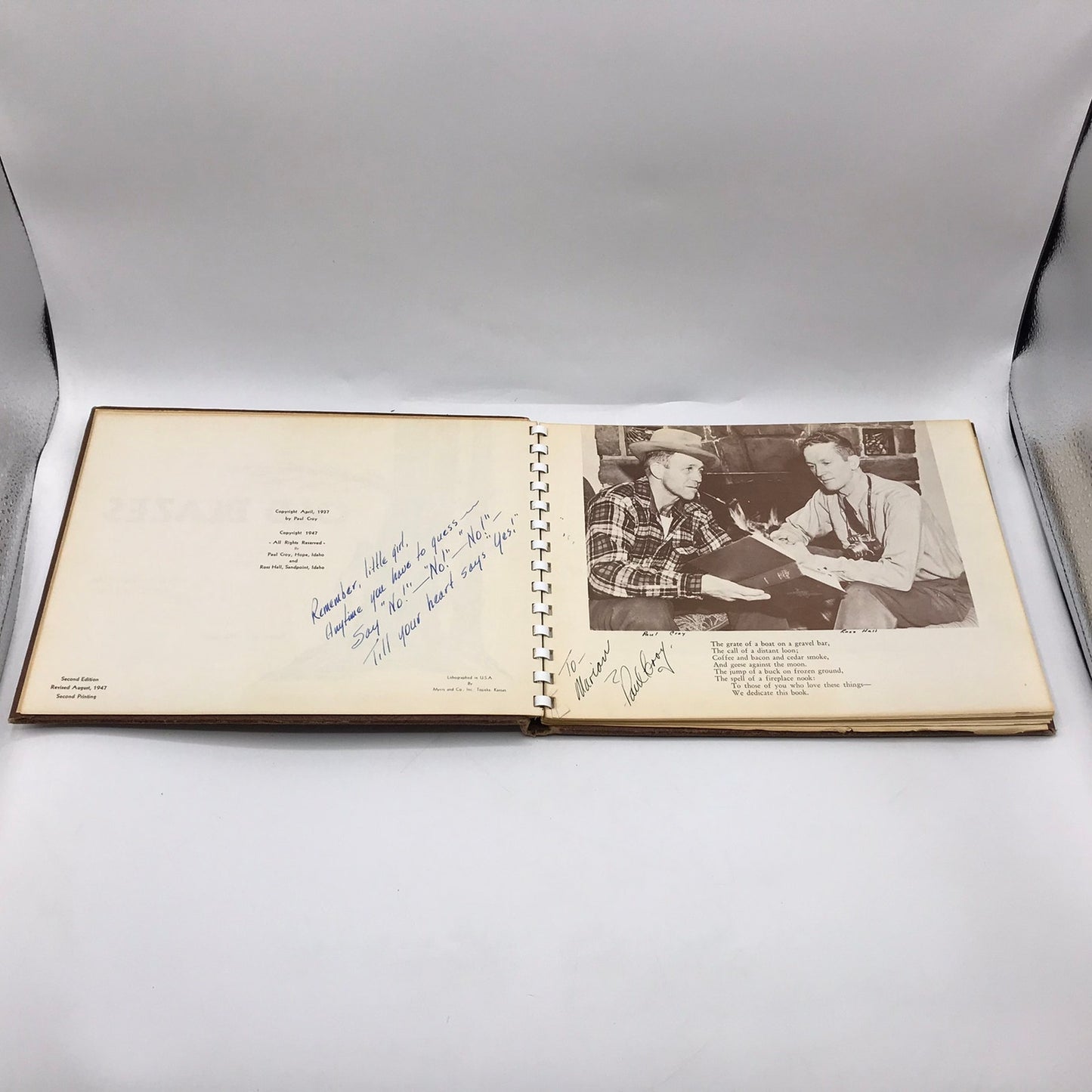 Old Blazes Paul Croy Ross Hall Ora Spoor SIGNED Cowboy Poetry Verse Photography