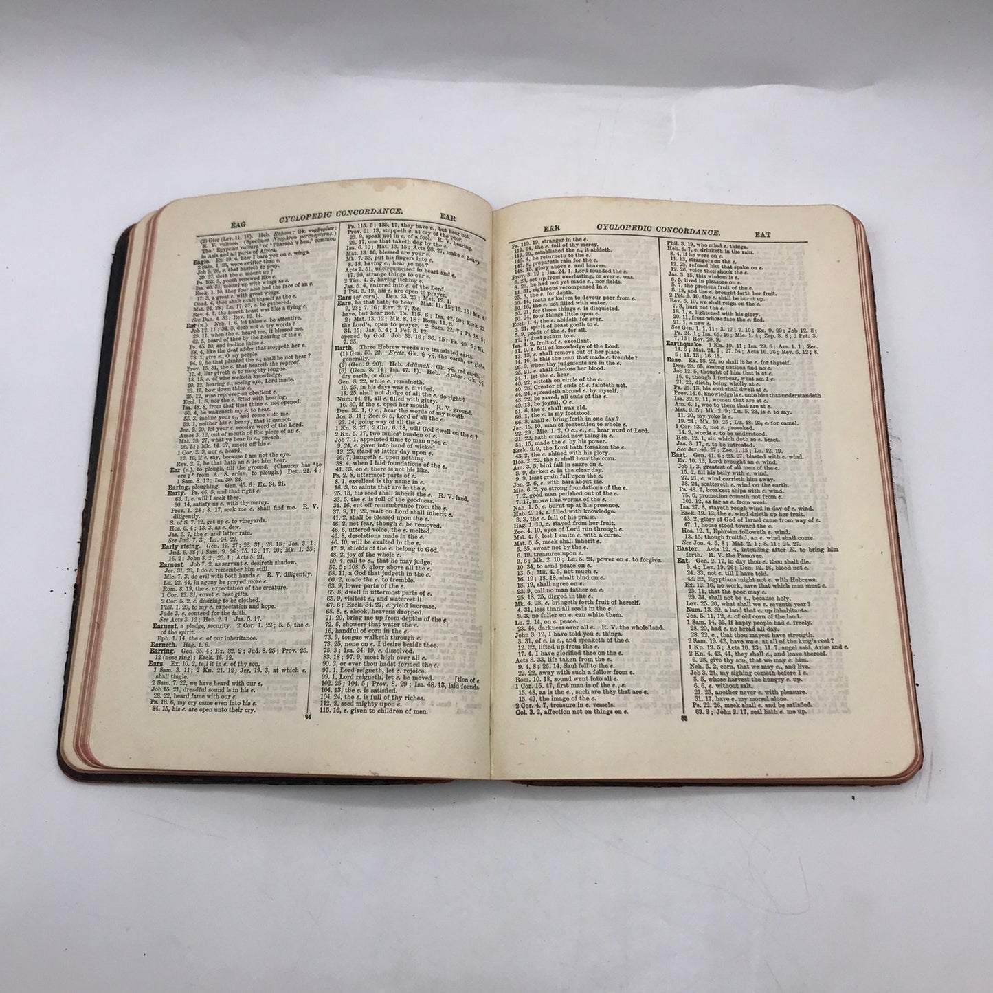 Oxford Cyclopedic Concordance Religious Bible Studies Theological Reference 1903