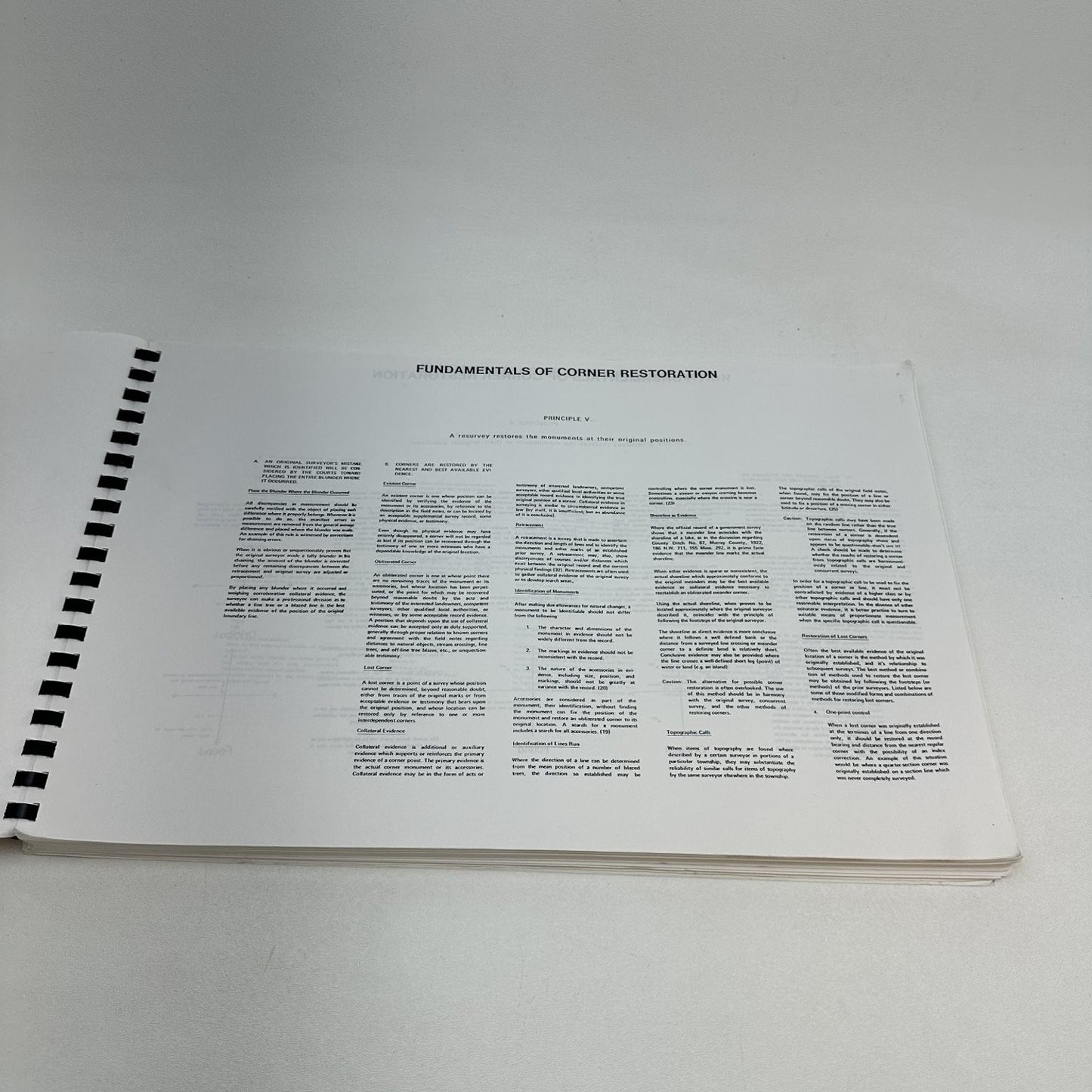 Public Lands Surveying A Casebook Cadastral Training Staff 1975 BLM Manual