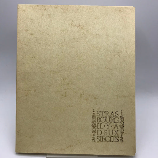 Strasbourg IL Y A Deux Siecles Collectif Exhibition Loose Leaf Limited Edition