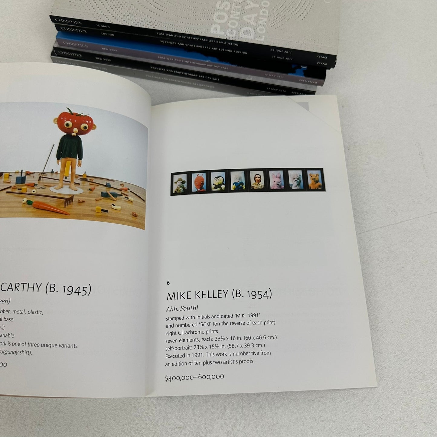 Christies Small Auction Catalogs Lot of 7 Post War Contemporary Fine Art 2011