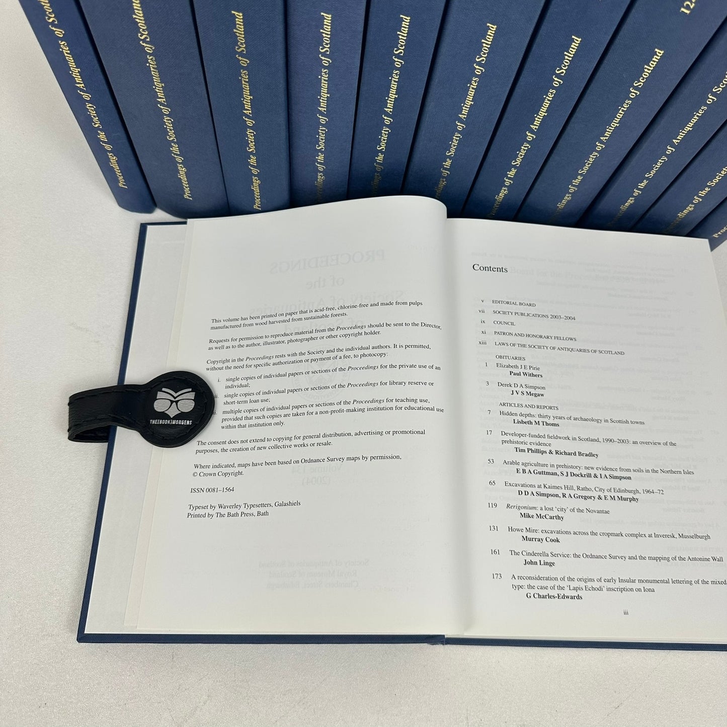 Proceedings of the Society of Antiquaries of Scotland 12 Volumes History Culture