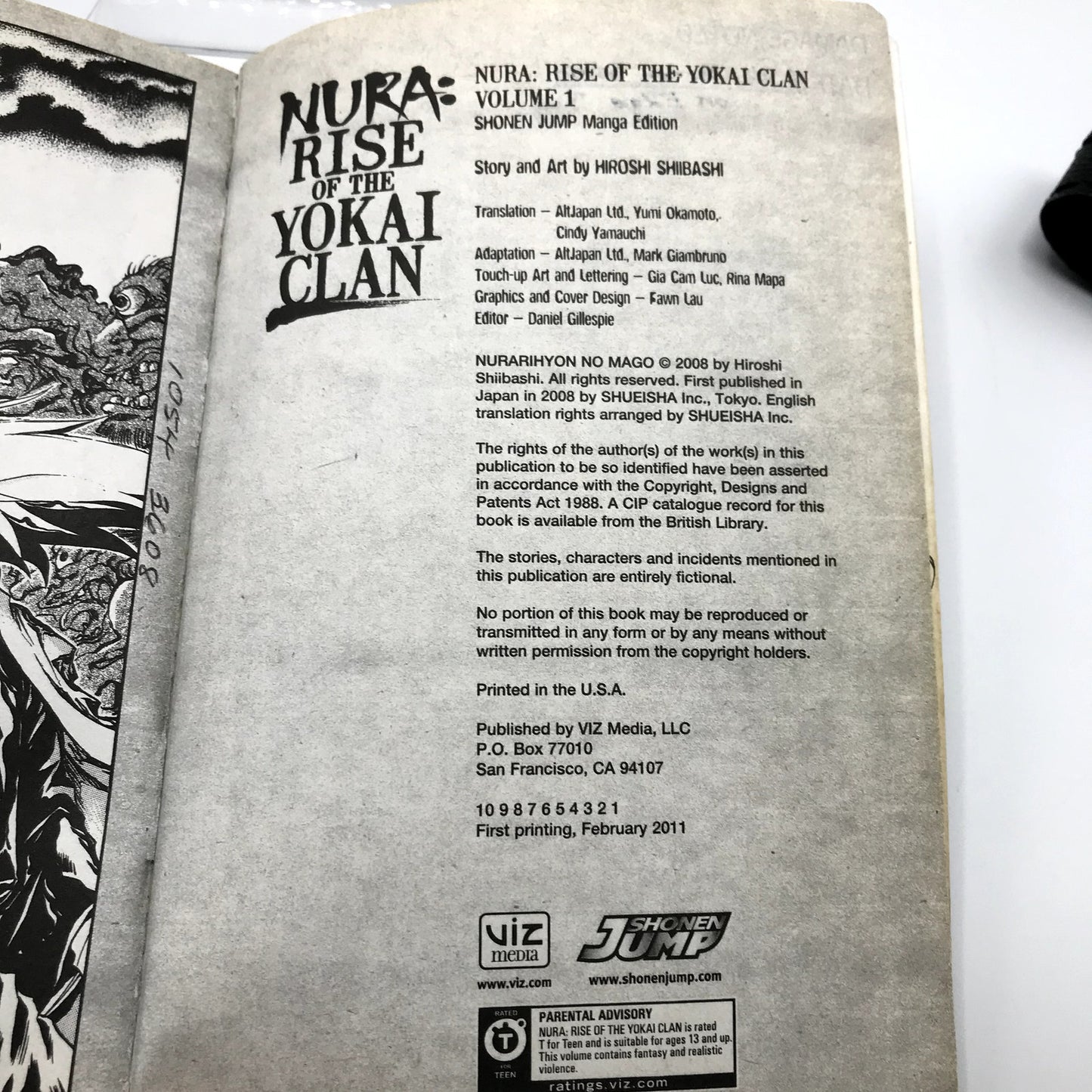 Volumes 1-9 Nura: Rise Of The Yokai Clan Illustrated Novels by Hiroshi Shiibashi