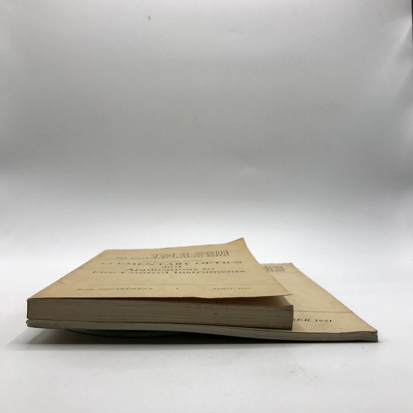 1945 & 1951 War Department Technical Manual Lot of 2 Instruction Guide Paperback