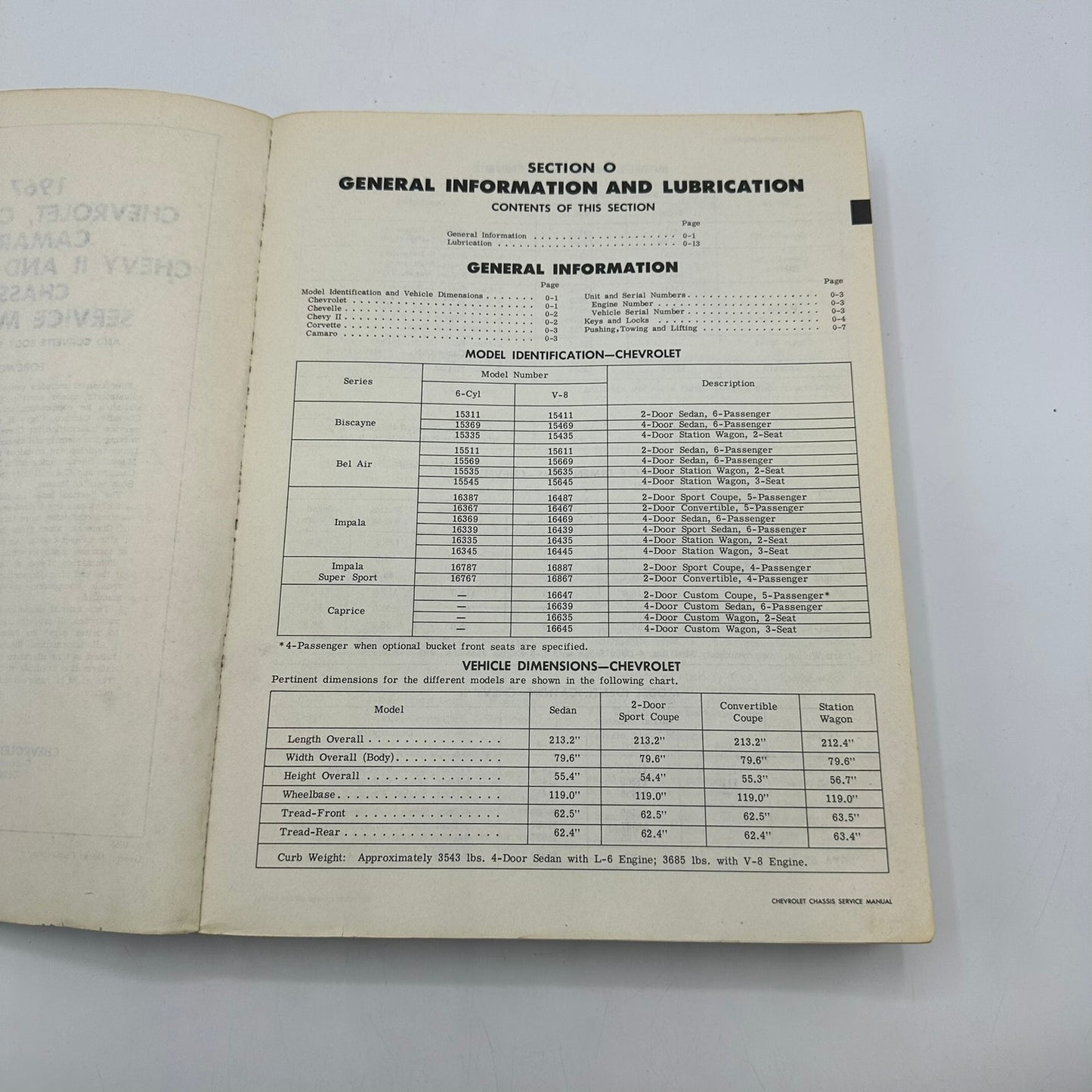 1967 Chassis Service Manual Chevrolet Chevelle Camaro Chevy II Corvette #ST13067