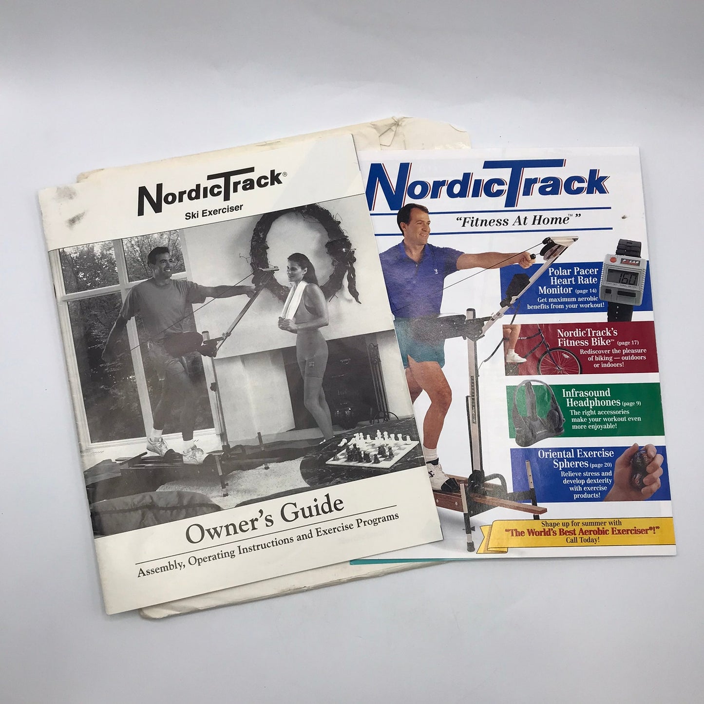 NordicTrack Owners Guide Ski Exerciser Operating Instruction Manual with Receipt