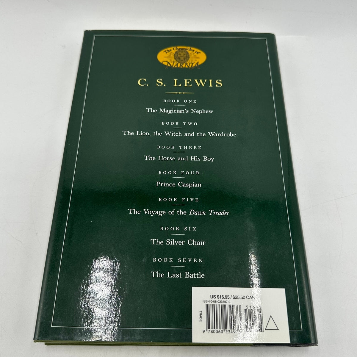 Chronicles of Narnia Novels #1-7 C. S. Lewis Childrens Literature High Fantasy