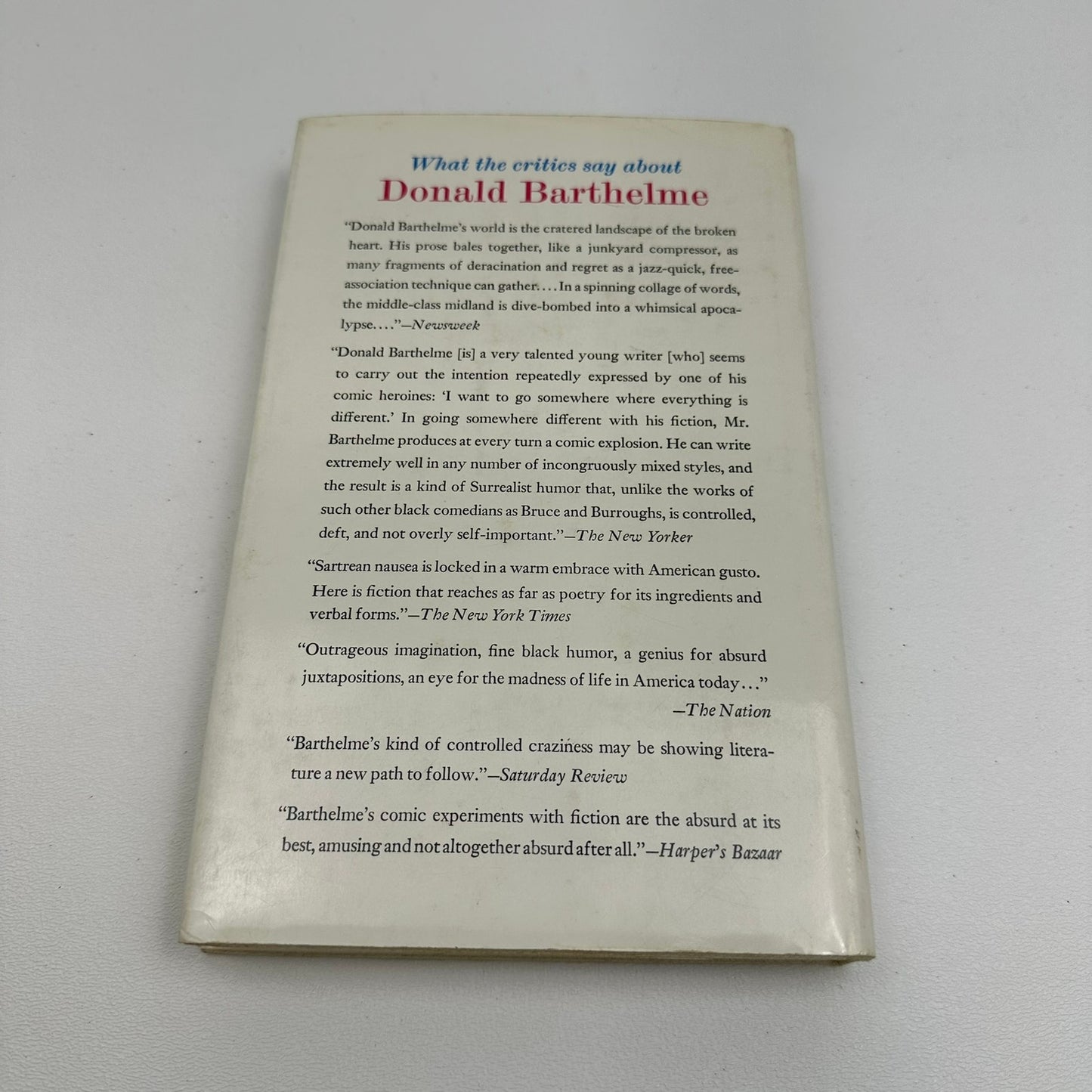 Snow White Donald Barthelme Postmodern Classic Fairy Tale Fantasy Retelling 1967