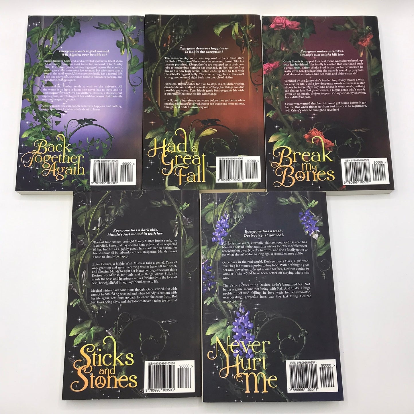 The Wish Makers Books 1-5 by Shawn McGuire All Signed Paranormal Fiction