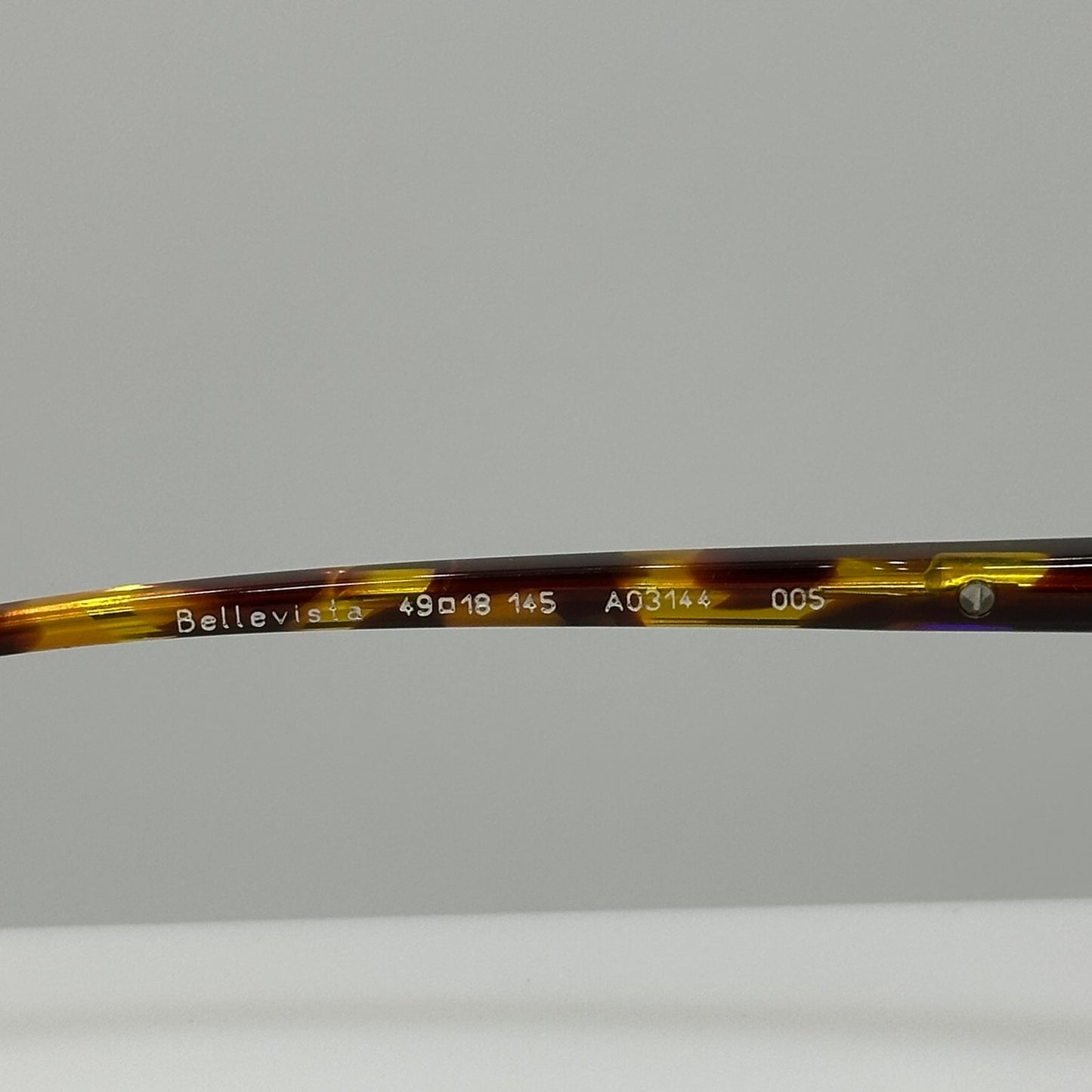 Alain Mikli Bellvista A03144 005 Dune Yellow Violet Grey Women Eyewear 49-18-145