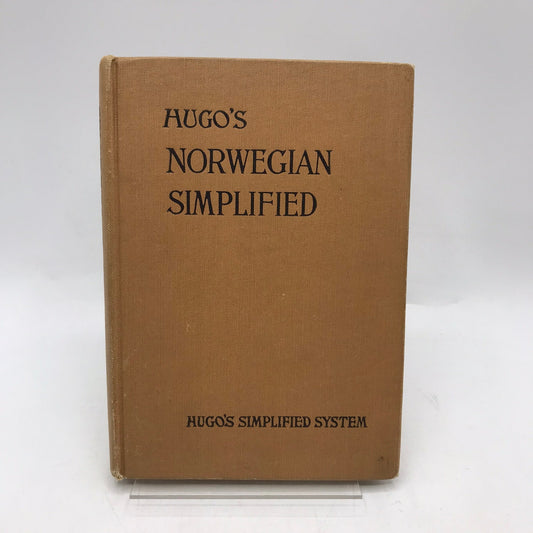 Hugos Norwegian Simplified System Rapid Self Instructor Grammar Pronunciation