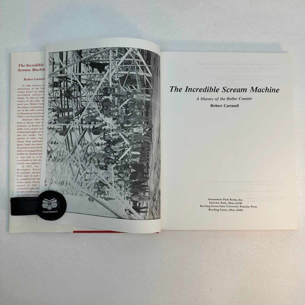 The Incredible Scream Machine Robert Cartmell 1984 Roller Coaster History