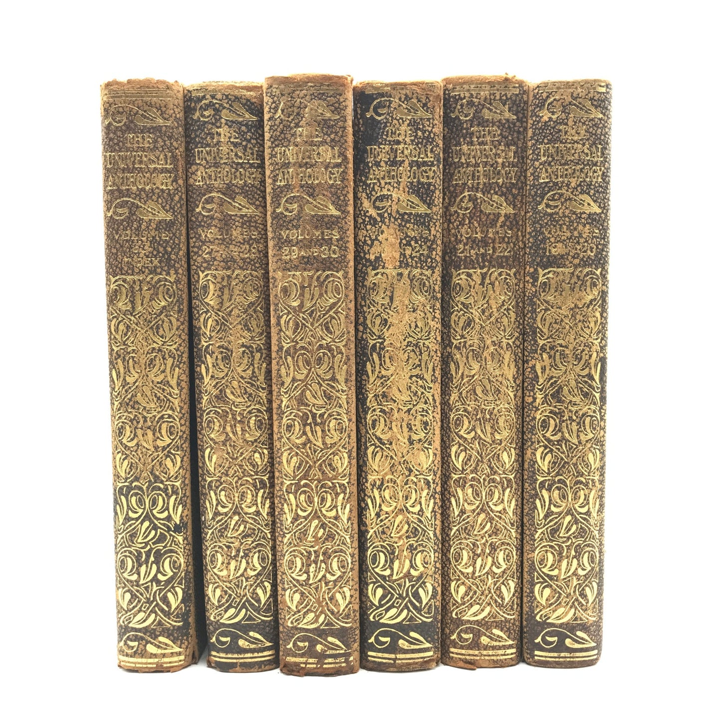 The Universal Anthology Partial Set of 6 Collection of the Best Literature 1899