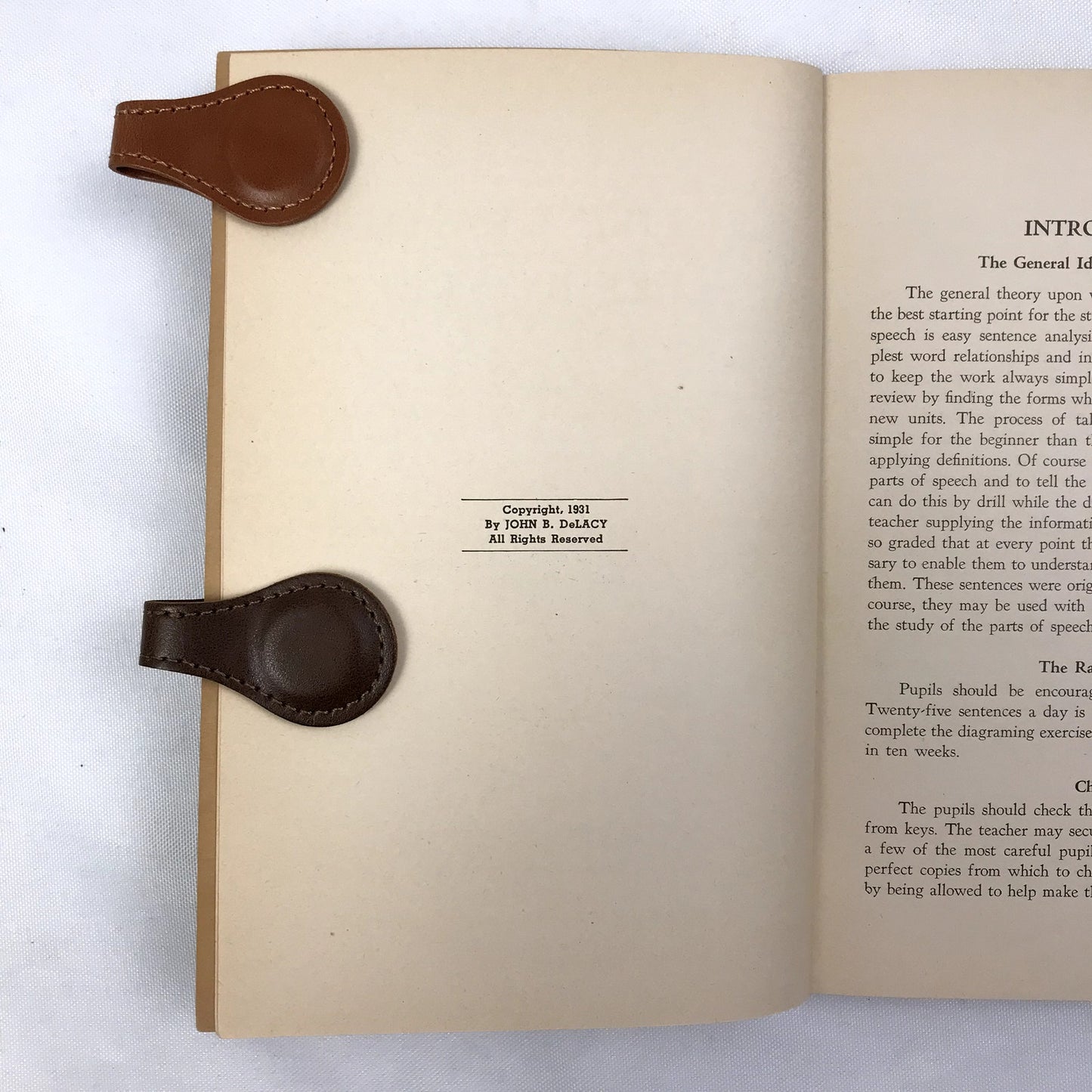 English Grammar Step by Step Paperback Language Book by Jon B. DeLacy 1931