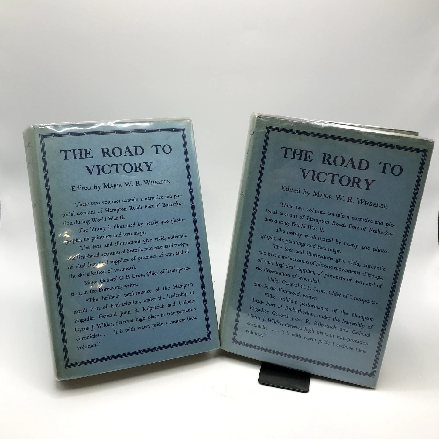 The Road To Victory Volumes 1 & 2 Illustrated Hardcover Major W. R. Wheeler 1946