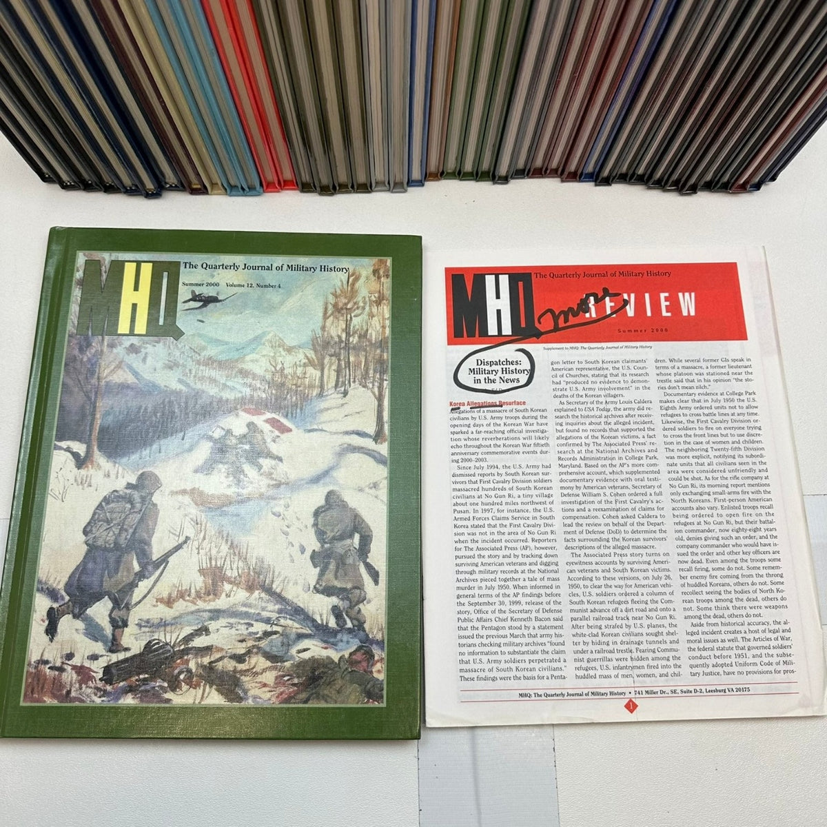 MHQ The Quarterly Journal of Military History Mixed Lot of 43 Hardcovers