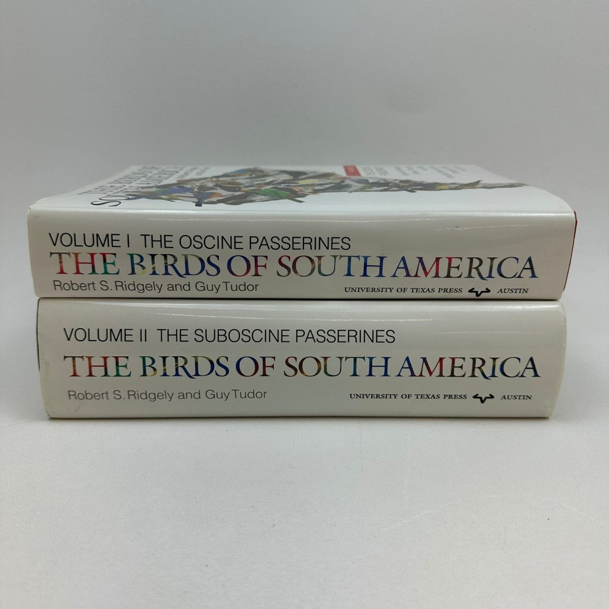 Birds of South America Ridgely Tudor 1989 1994 Vols I & II Ornithology