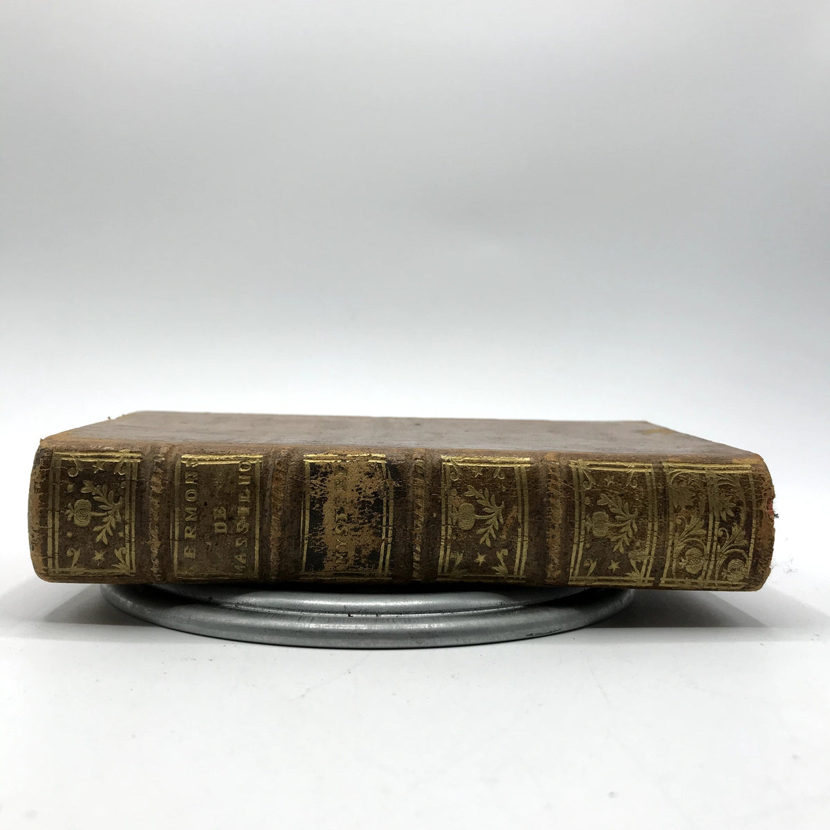 Sermons de Massillon Eveque de Clermont Mysteres Leather Religious Book 1770