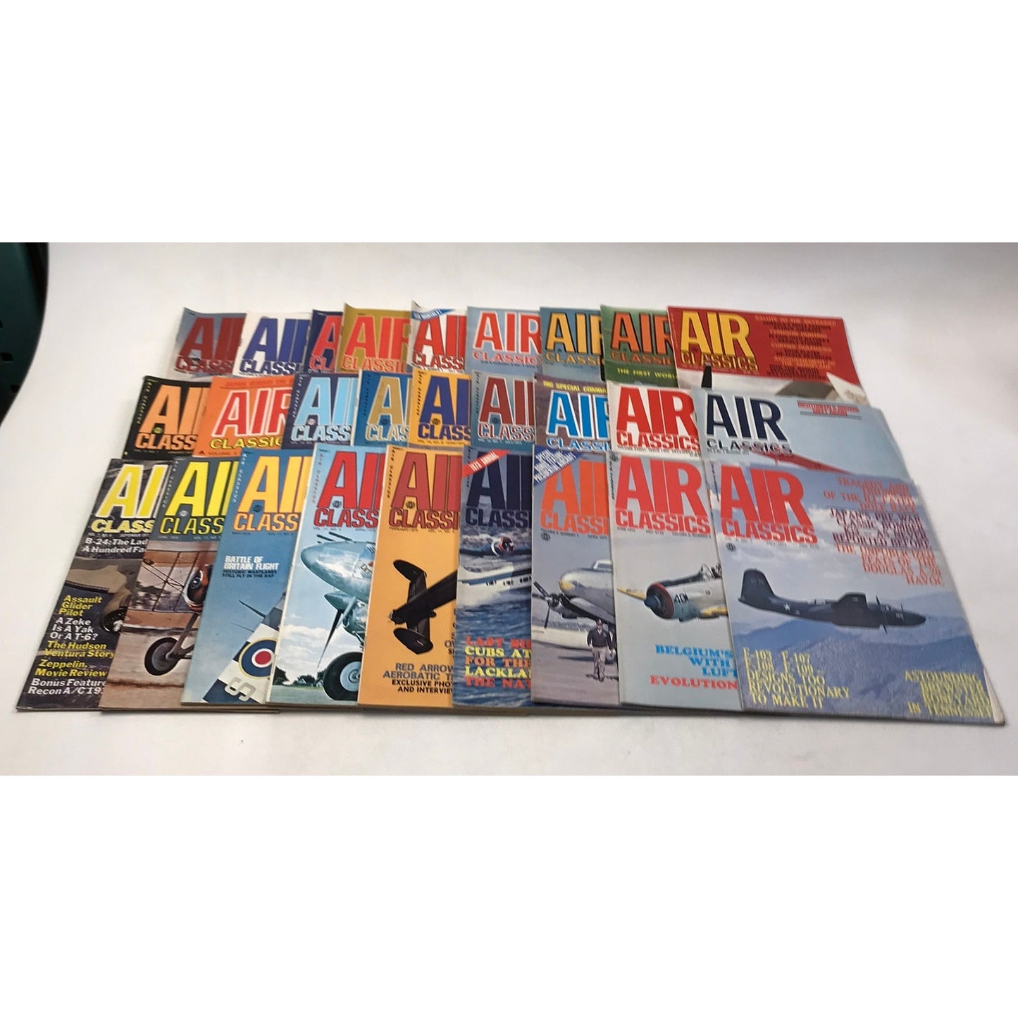 Air Classics Magazines 141 Issues Military Aircraft Aviation History 1965-94