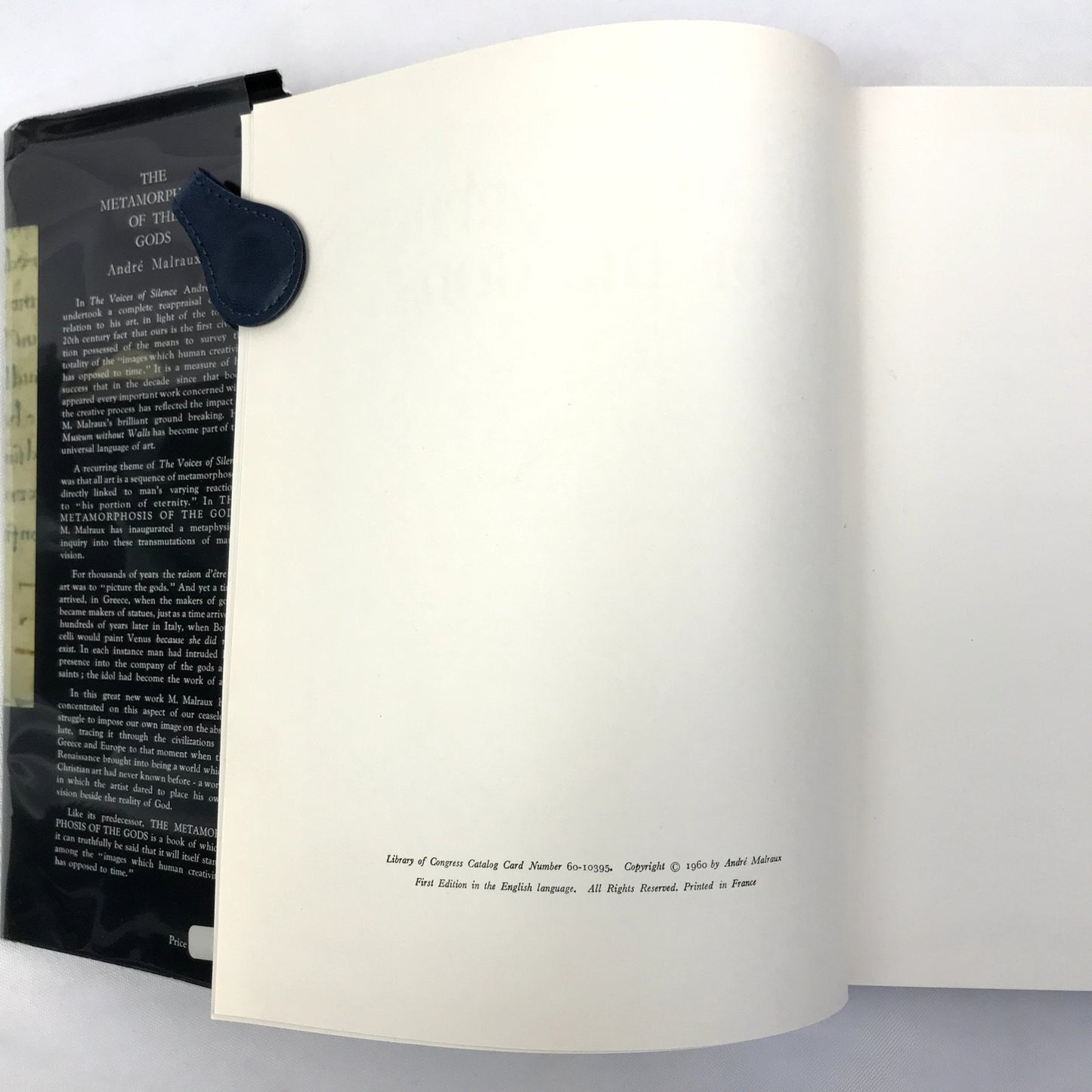 The Metamorphosis of the Gods Hardcover Book by Andre Malraux 1960 First Edition