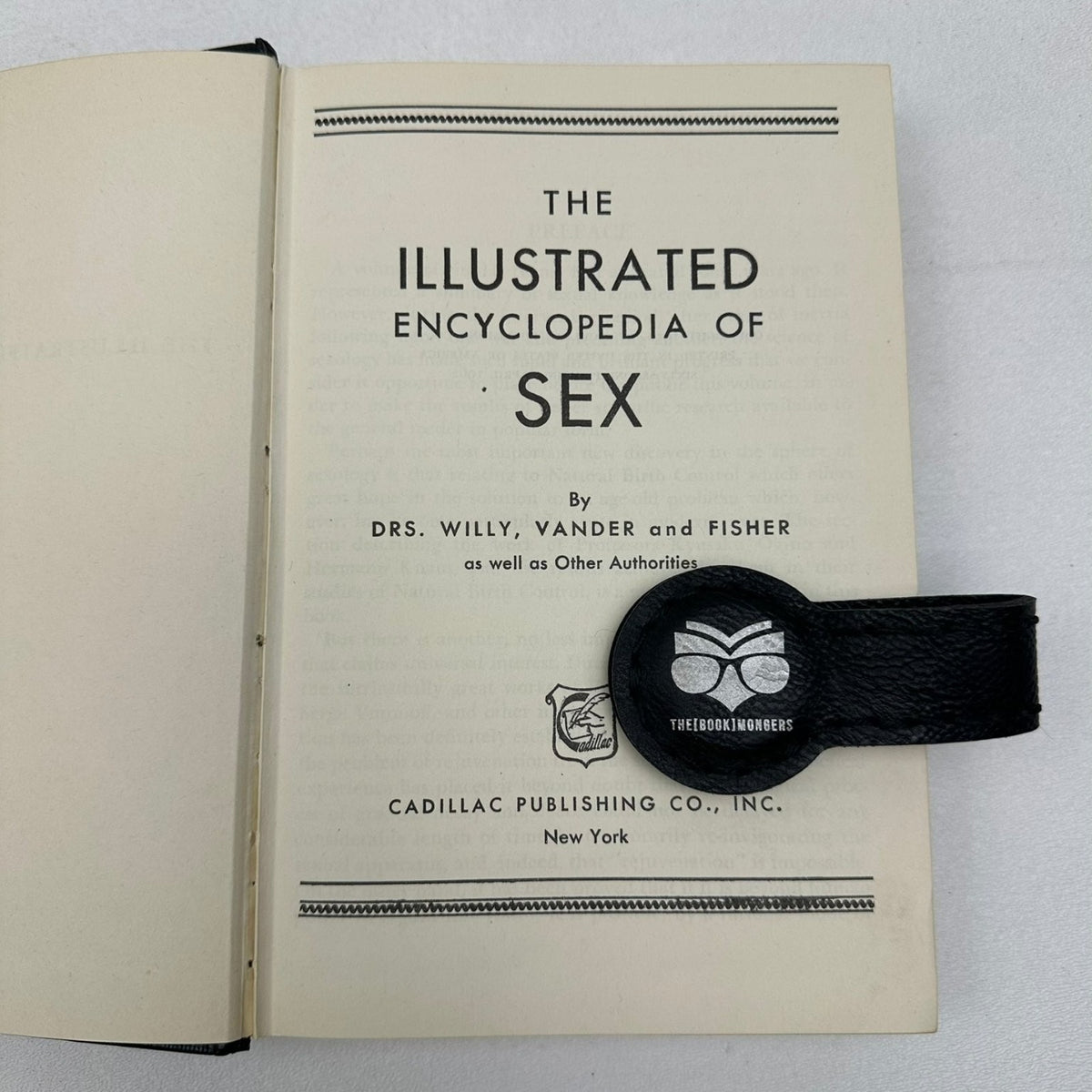 Illustrated Encyclopedia of Sex Willy Vander Fisher 1950 Cadillac Hardcover