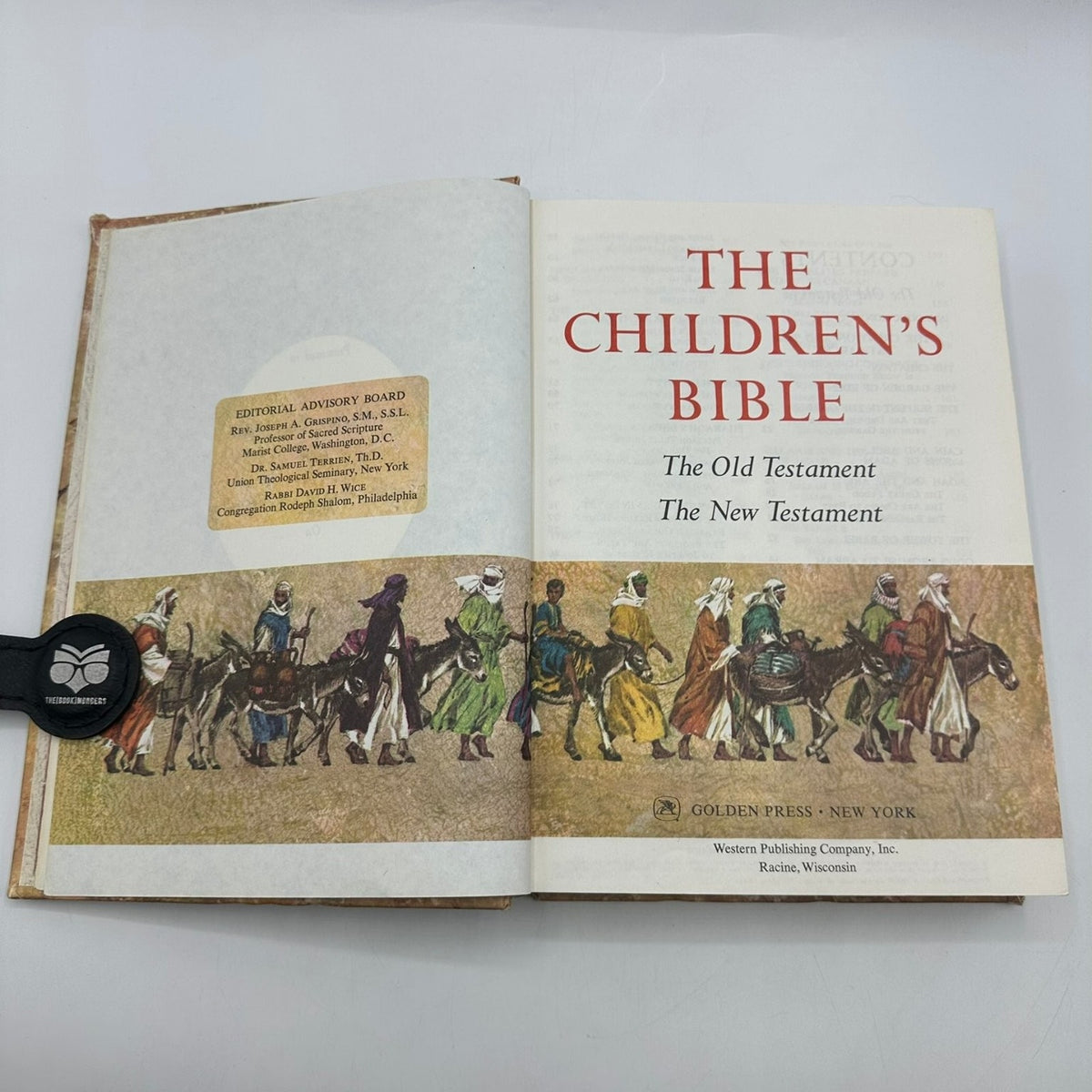 The Children's Illustrated Bible 1965 Golden Press Religion Faith Theology