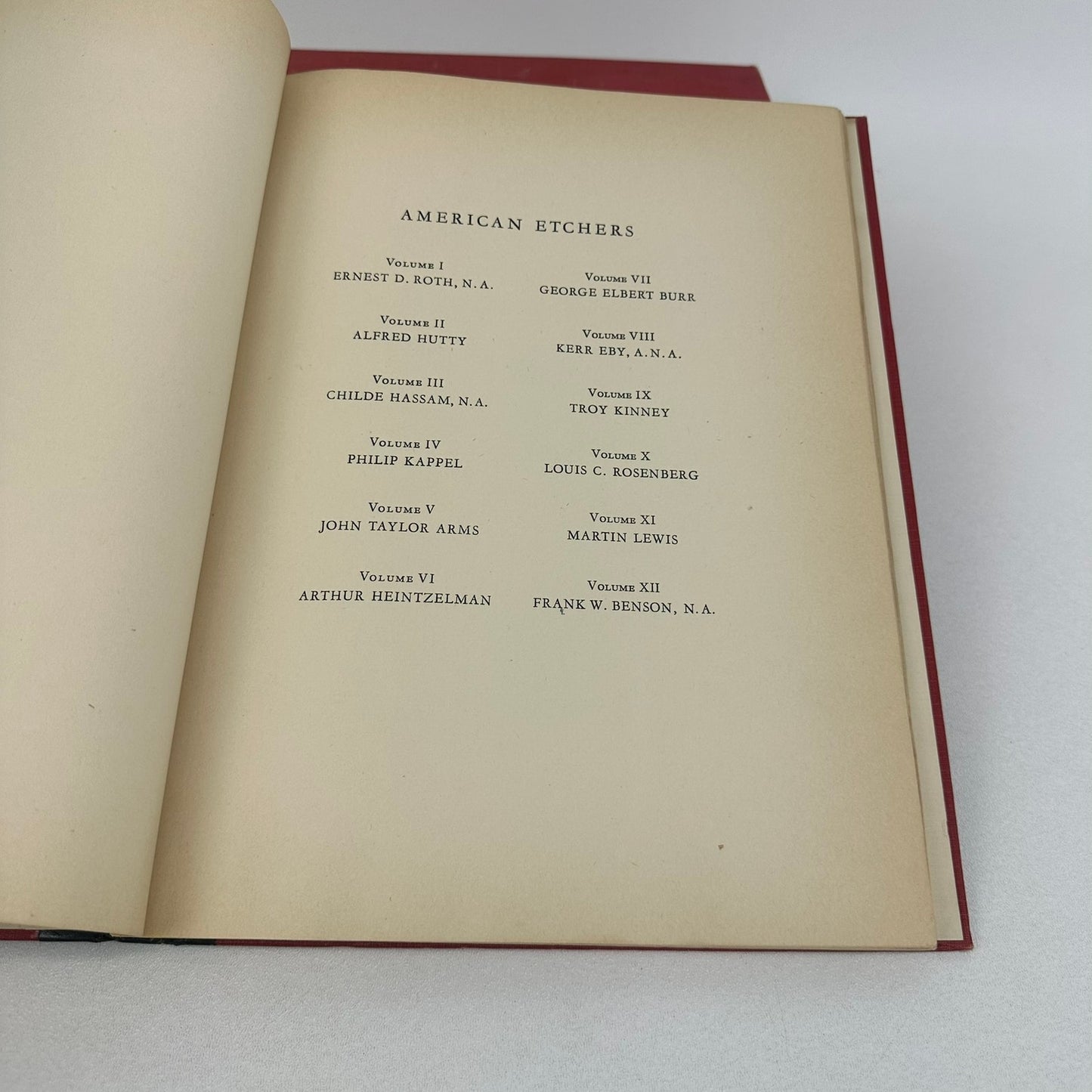 American Etchers Lot of 7 Volumes Fine Art History Etchings Realism Ex Library