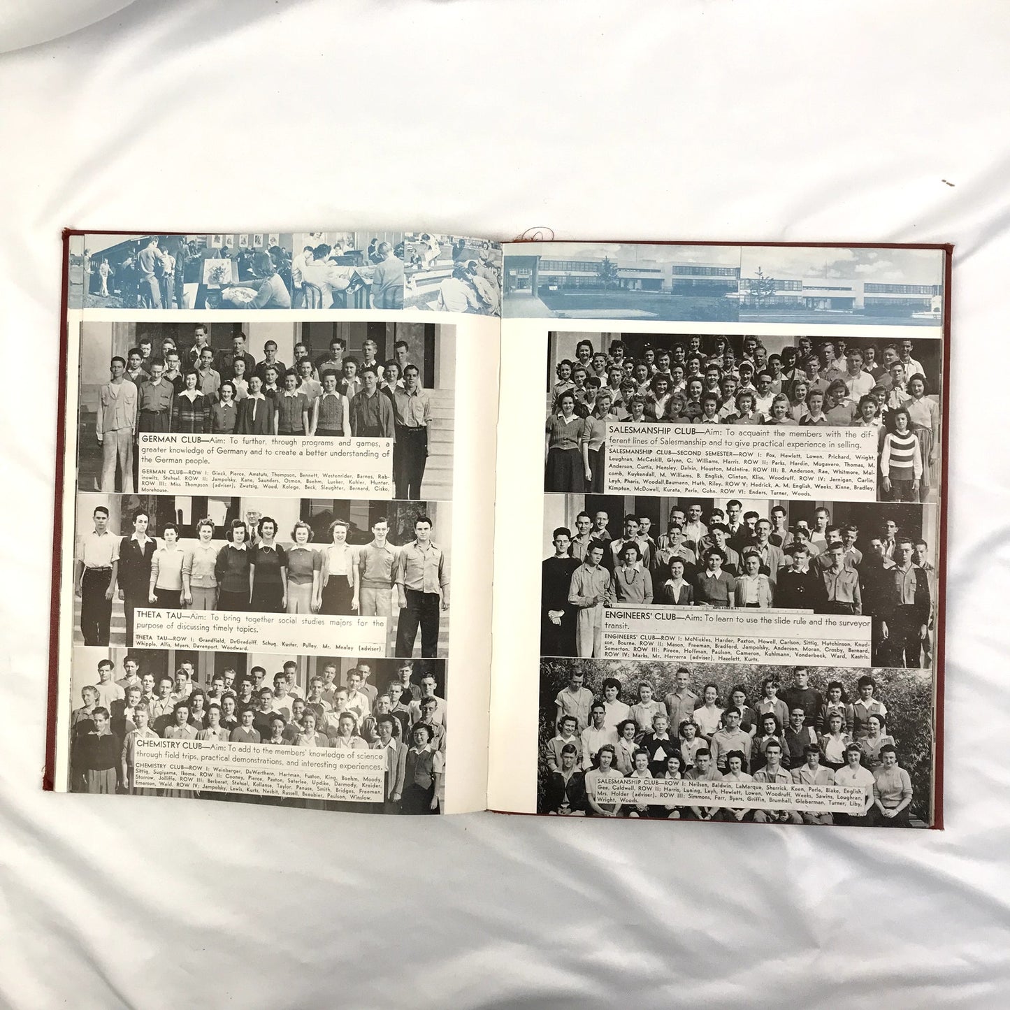 Long Beach Polytechnic High School Caerulea 1942 Yearbook Hardcover Illustrated