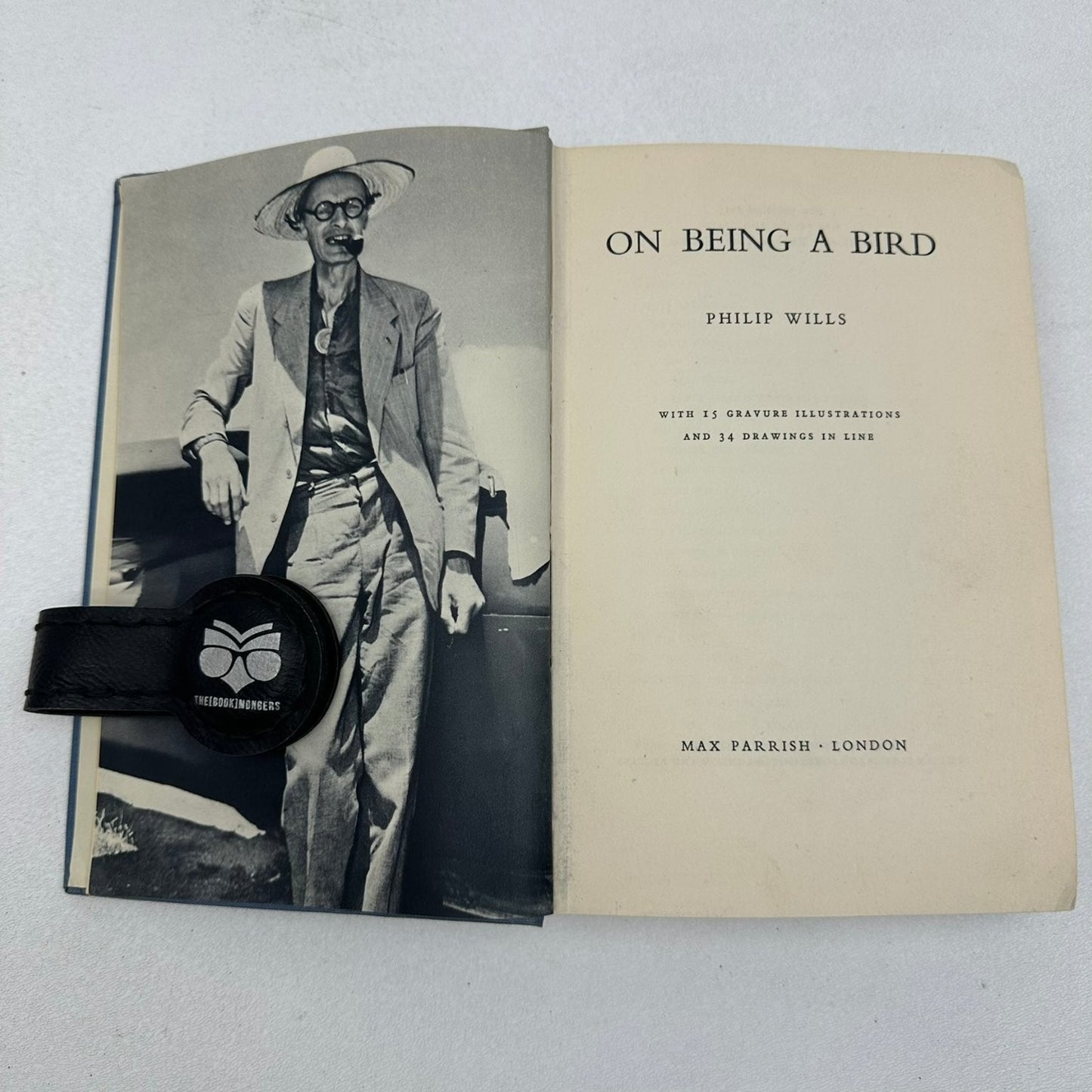 On Being A Bird Philip Wills 1955 First Edition SIGNED Memoir Parrish