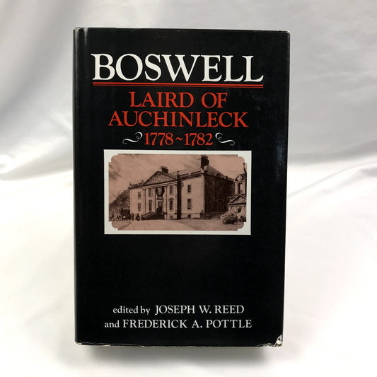 Laird of Auchinleck 1778-1782 by James Boswell Hardcover Book McGraw-Hill 1977
