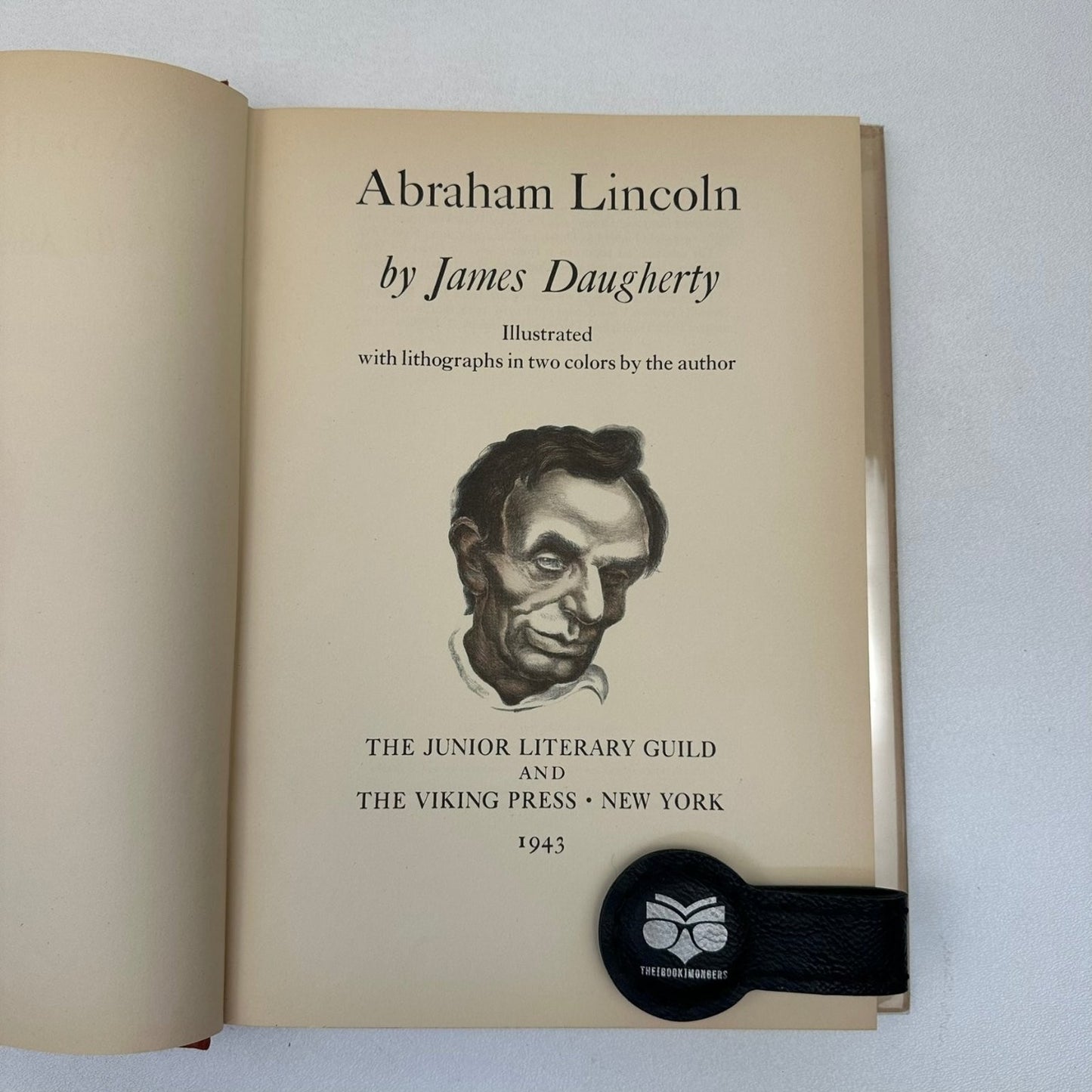 Abraham Lincoln James Daugherty 1943 Illustrated Biography Viking Press