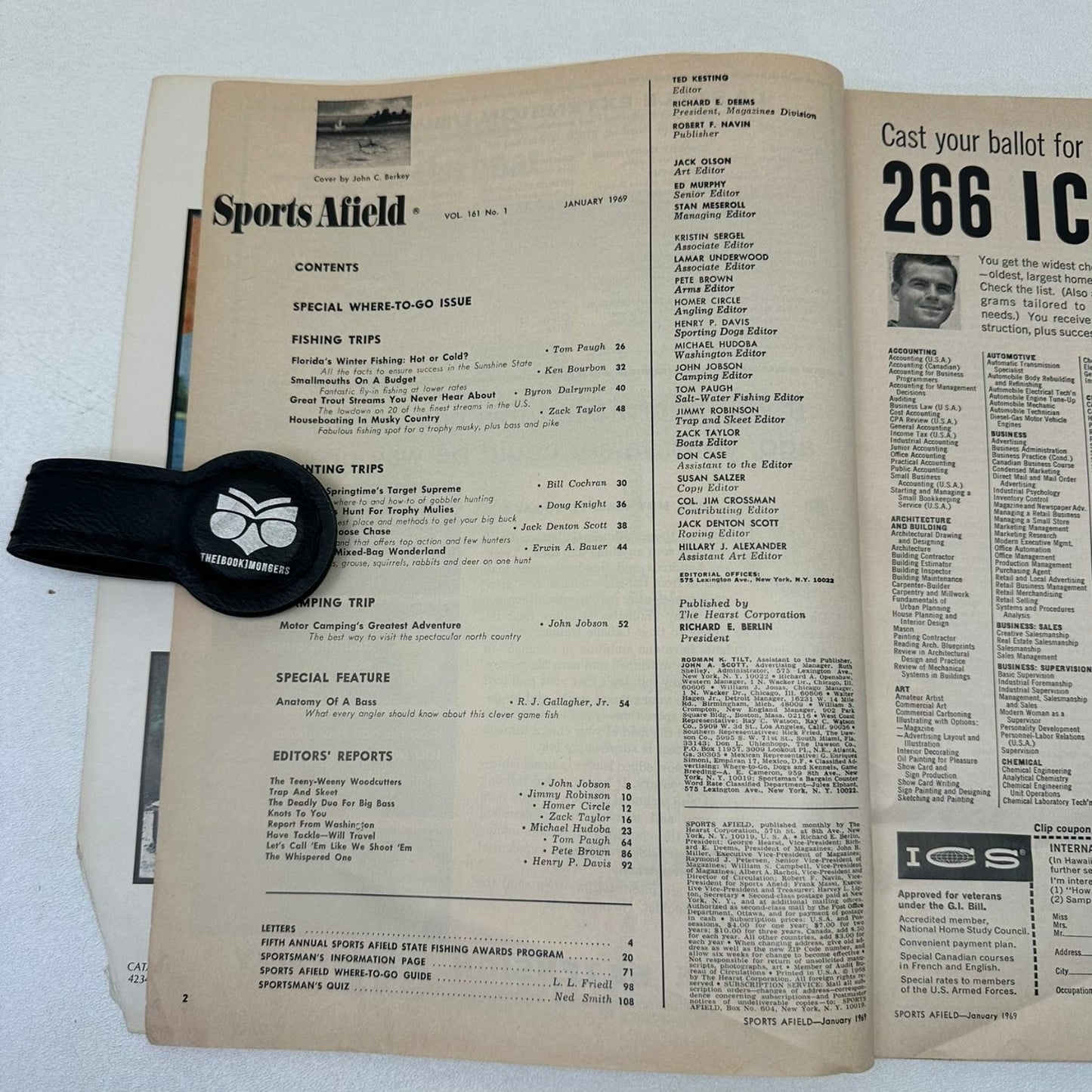 Sports Afield January 1969 Vintage Hunting Fishing Outdoors Magazine Hearst