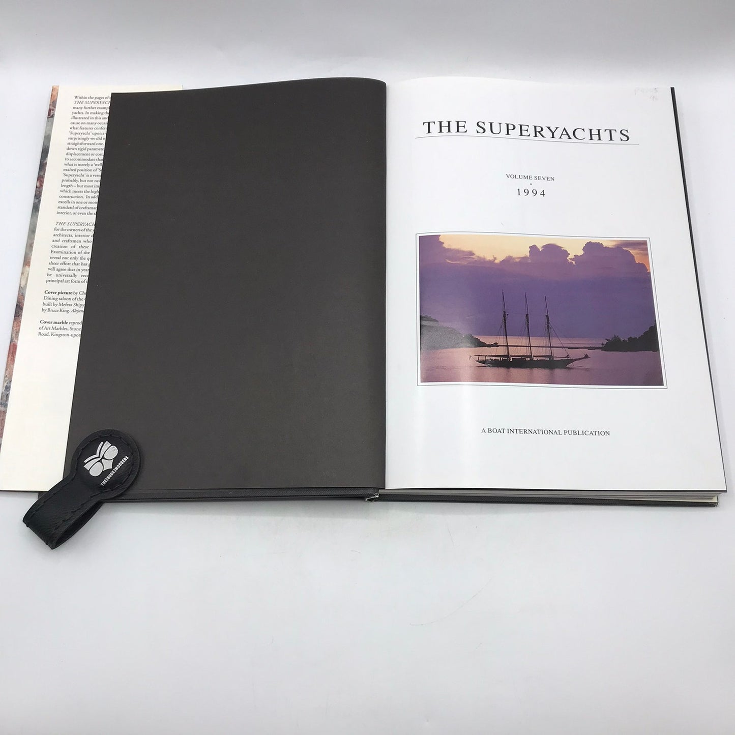 The Superyachts Volume Seven Illustrated Hardcover Book Roger Lean-Vercoe 1994