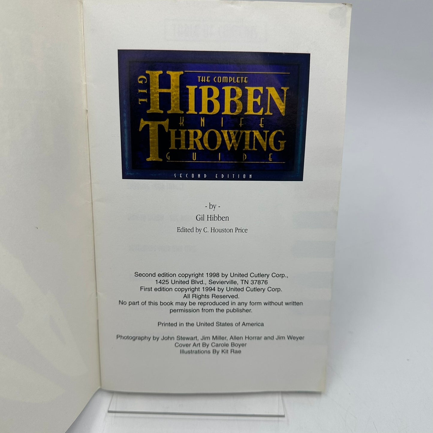 The Complete Gil Hibben Knife Throwing Guide Axe Techniques Sports Recreation