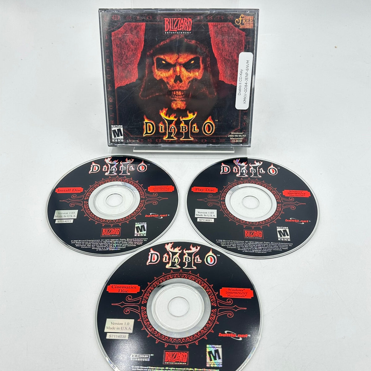 Diablo Blizzard Entertainment Hack Slash Action Role Playing PC Video Game Lot 3