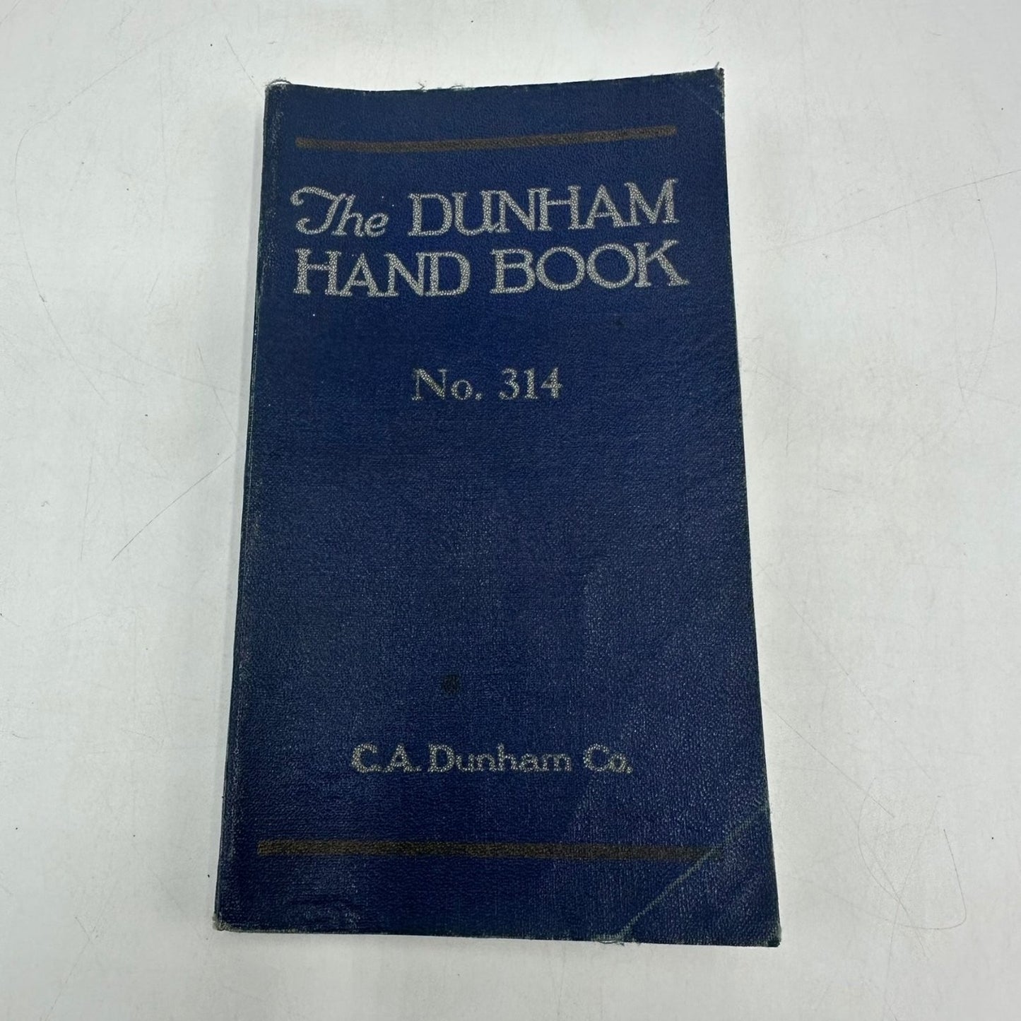 The Dunham Hand Book No. 314 C. A. Dunham Co. 1925 Heating Systems Manual