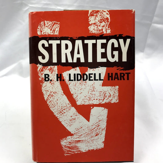 Strategy by B H Liddell Hart Hardcover Nonfiction Book 2nd Revised Edition 1954