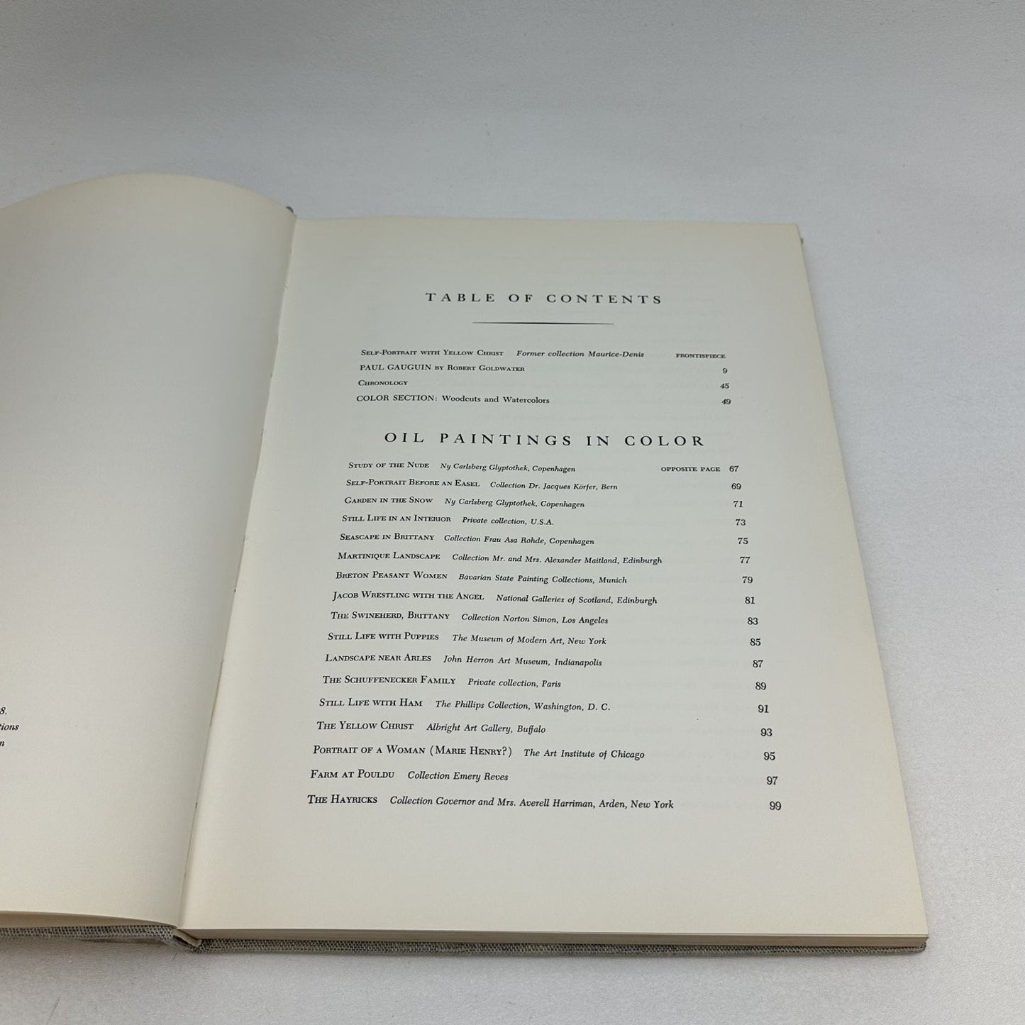Gauguin Robert Goldwater 1957 Art Monograph Abrams Illustrated