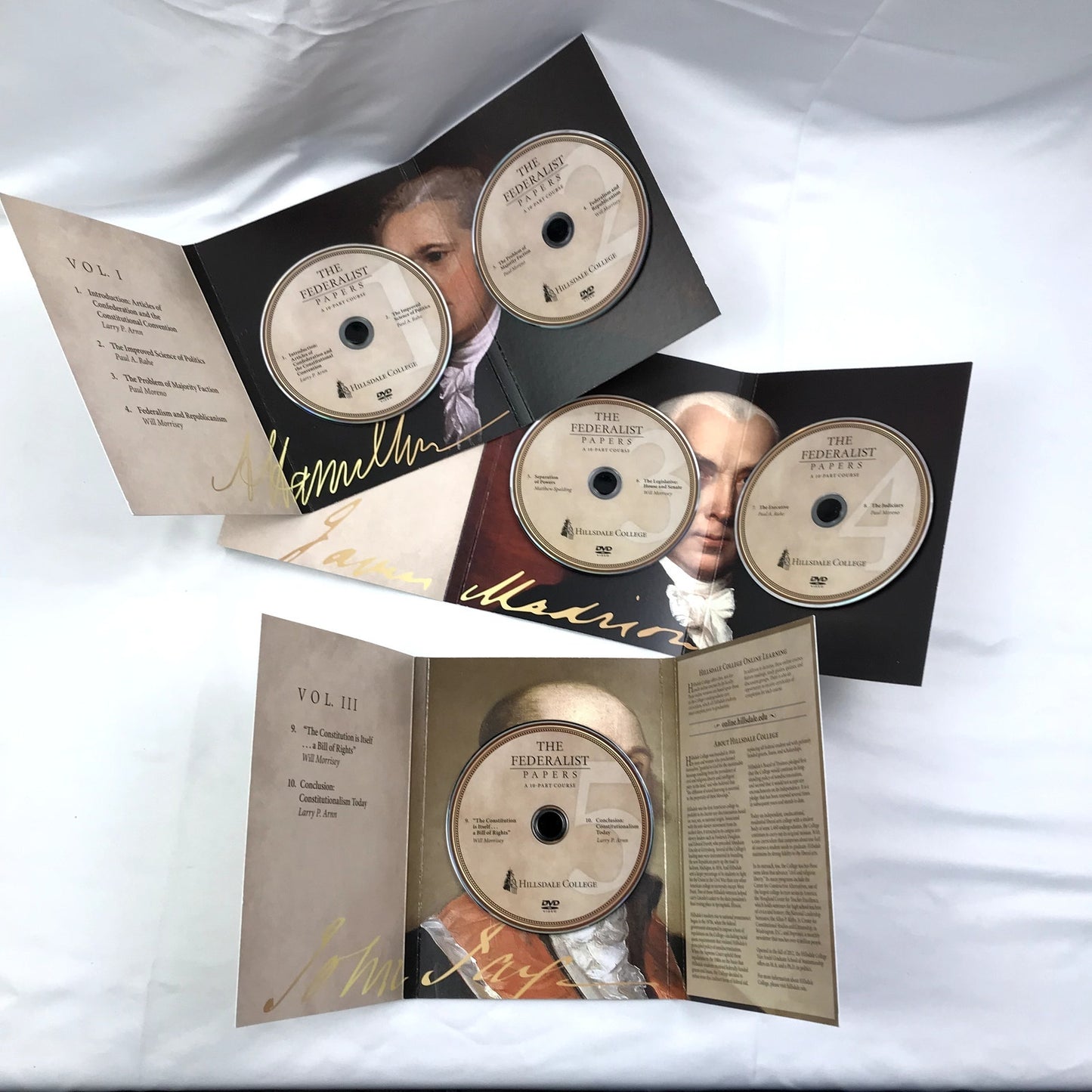 The Federalist Papers 5-Disc DVD Set Volume 1-3 Hillsdale College Online Courses
